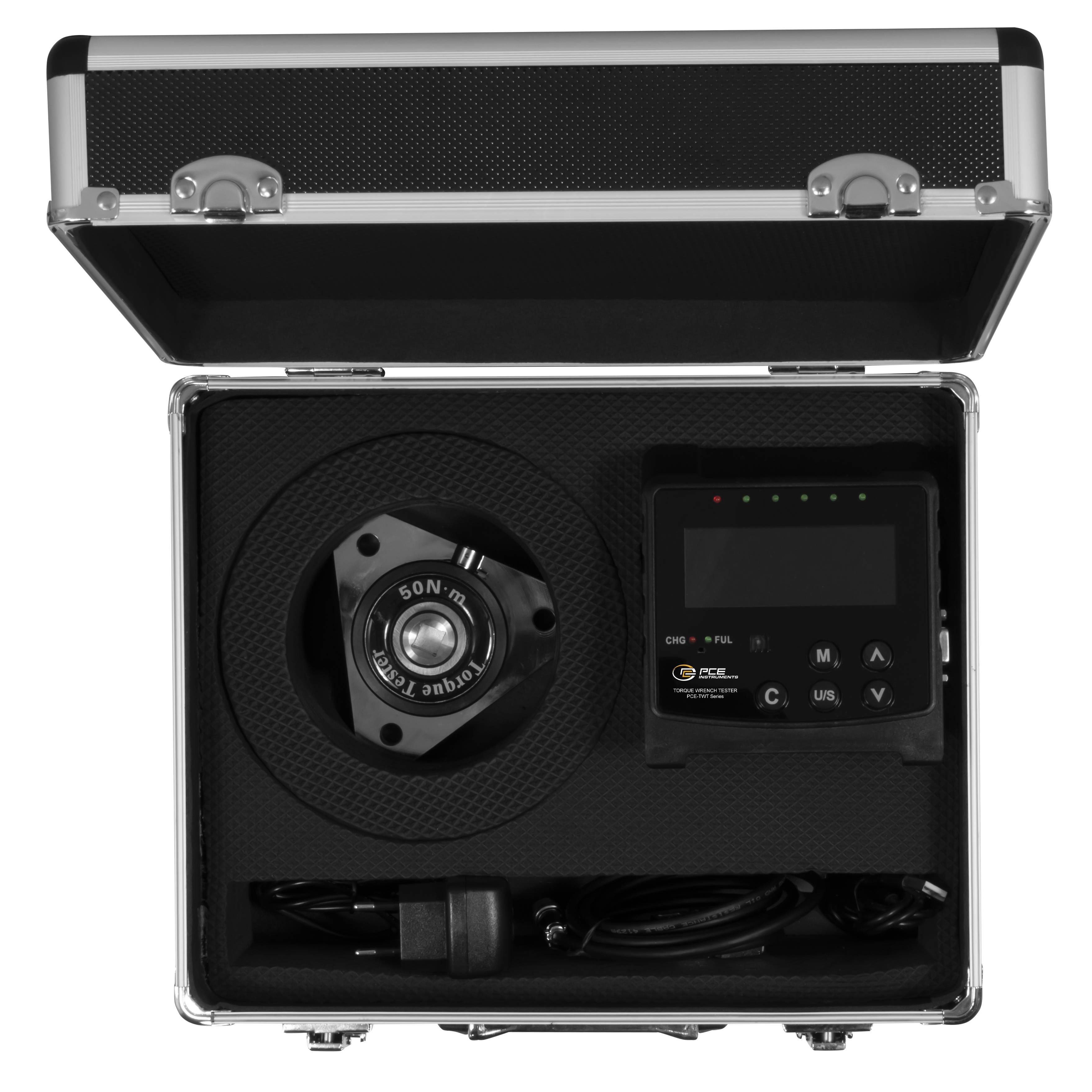 PCE Instruments Drehmomentmessgerät PCE-TWT 50NM zur Kalibrierung von Drehmomentsensoren |3/8 Zoll |5…50 Nm |Software