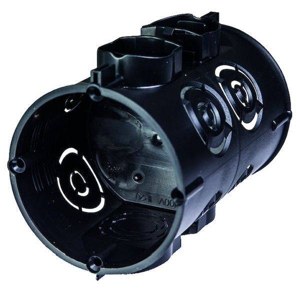 PROTEC.class FR-AP-Verteiler UP-Doppeldose PDD8100 100mm 8 Loch