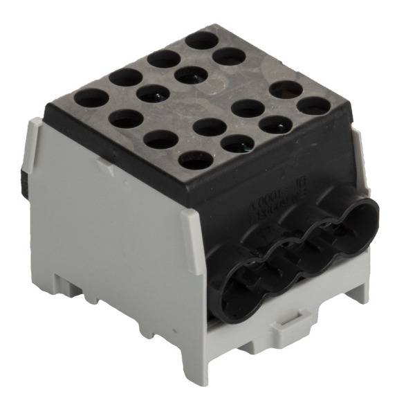 Pollmann Hauptleitungsabzweigklemme HLAK 35-1/6M2 schwarz