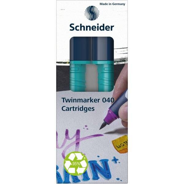 Patrone Paint-It 040 dark turquoise 032 Pinsel