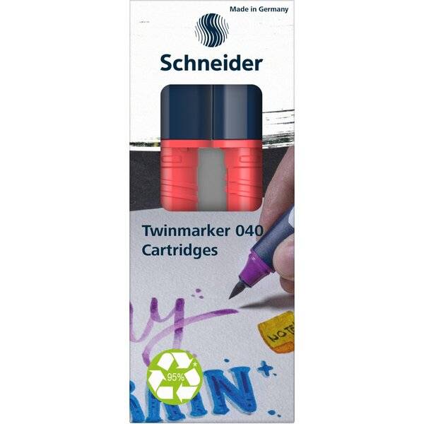 Patrone Paint-It 040 red 124 Pinsel