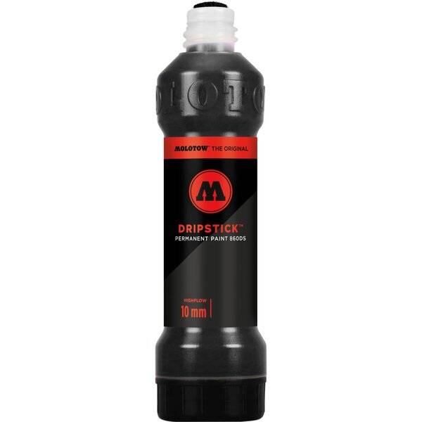 Dripstick Permanent Paint 860DS 70ml, signalschwarz, Squeeze Bottle