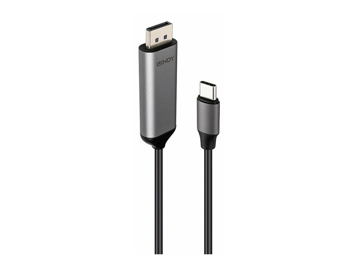 Lindy Adapterkabel - USB-C (M) zu DisplayPort (M)DisplayPort 1.4 - 1 m - 8K60Hz