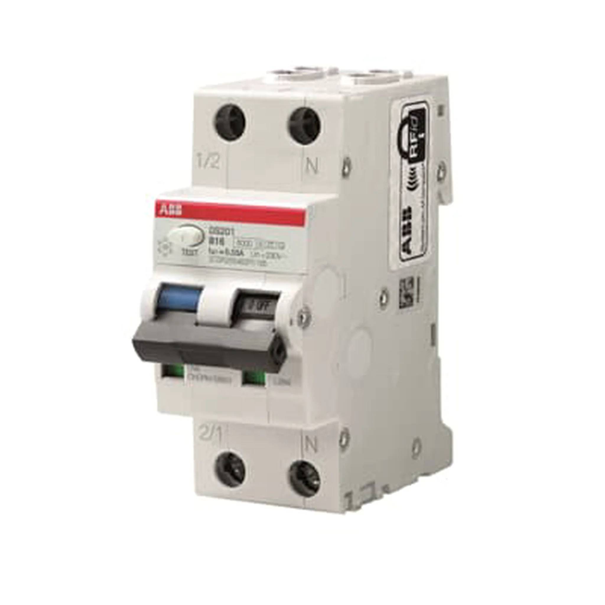 ABB FI/LS-Schalter Typ A / G C 13A/1pol+N/30mA 2TE ABB DS201 C13 G30, 1 Stk.