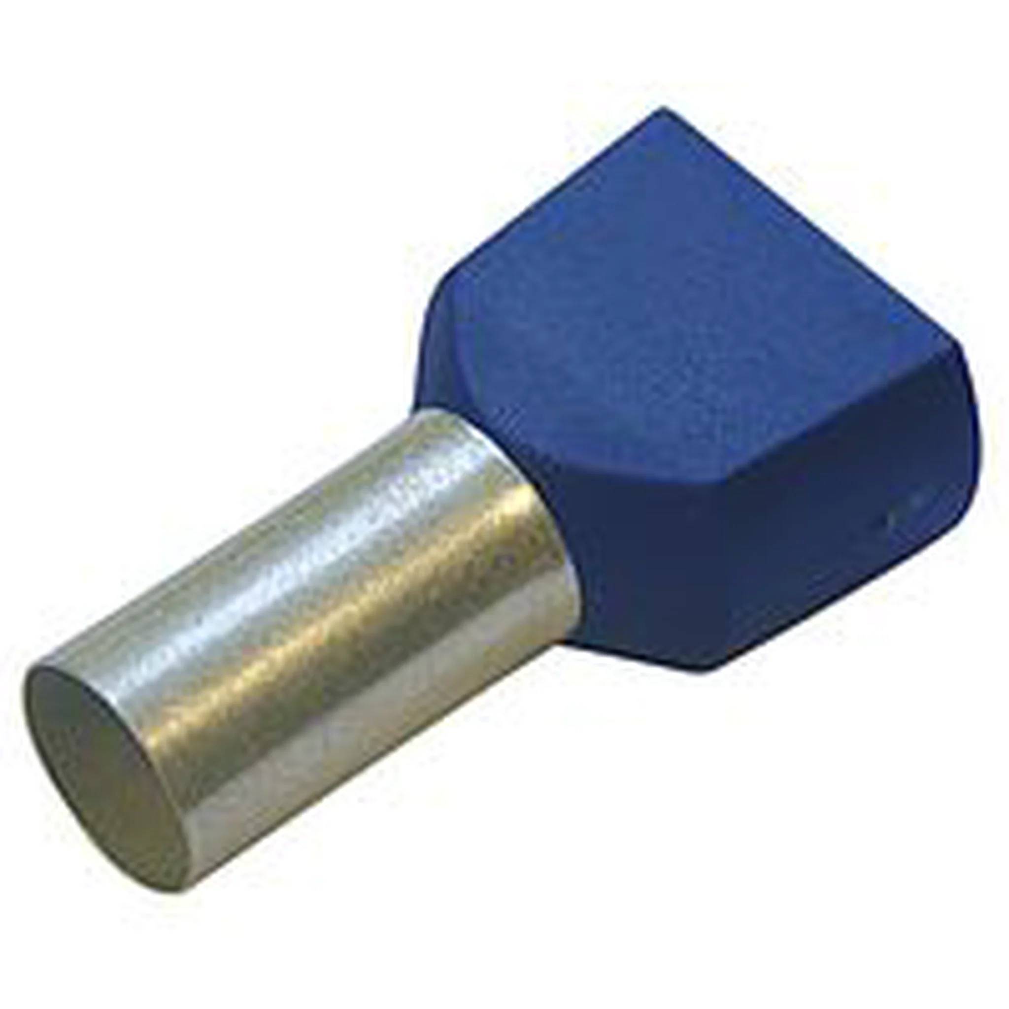 Haupa Twin Aderendhülsen16mm²/16mm blau, Packung mit 50 Stk.