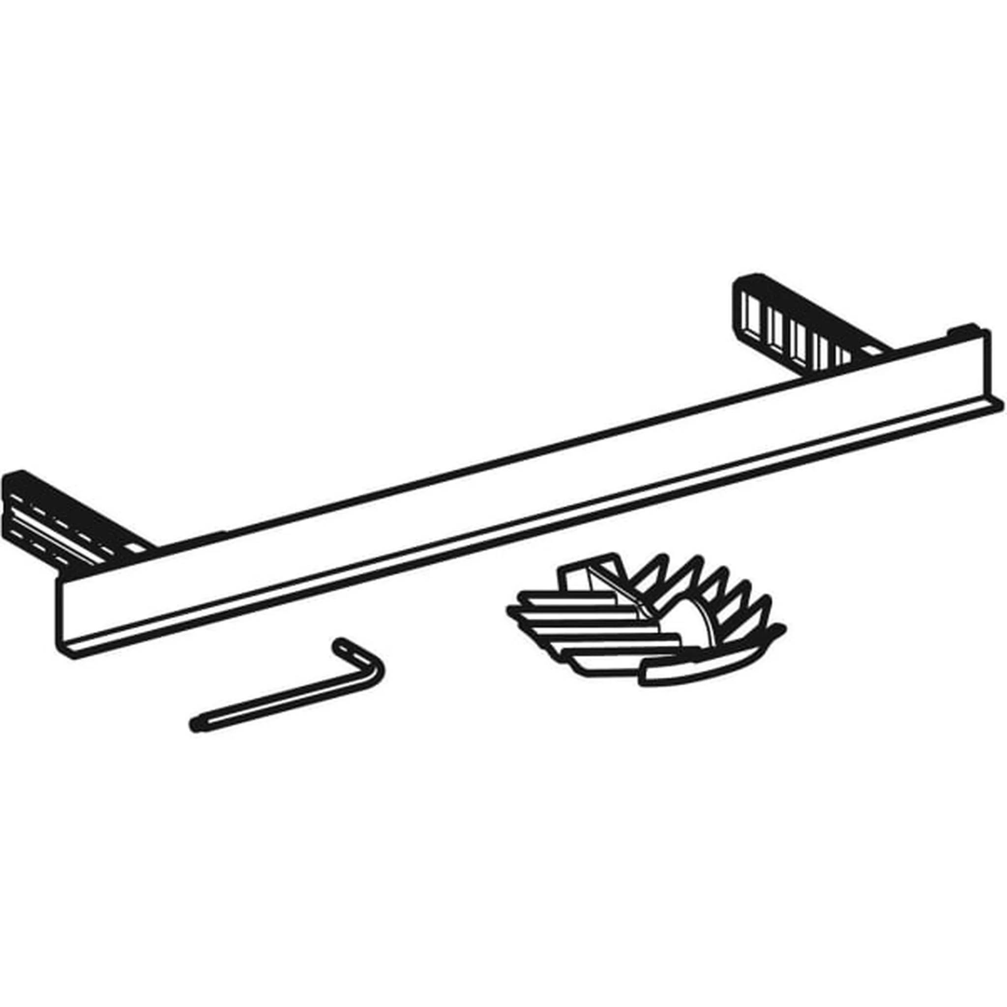 Geberit Fertigbauset Wandablauf einteilig, befliesbar, rahmenlos, 1 Stk.