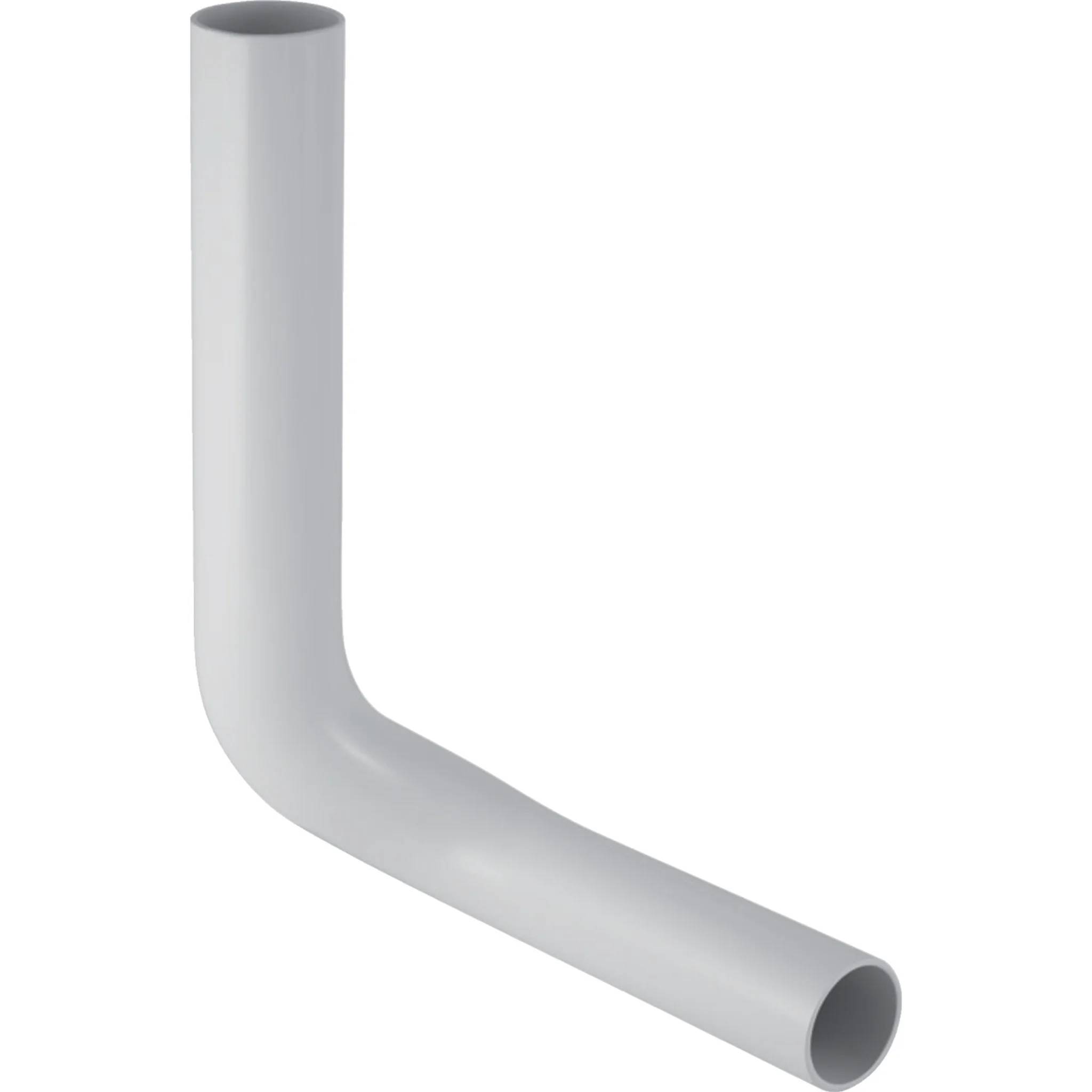 Geberit Spülbogen rechts gekroepft 90 Gr. DR6 weiss, 1 Stk.