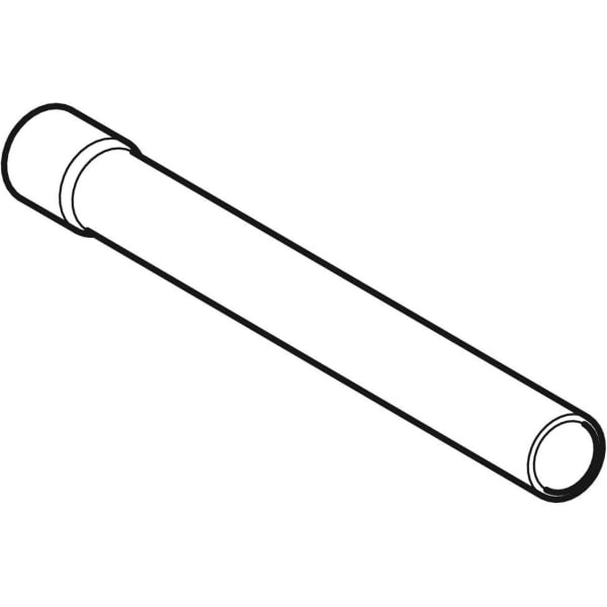 Geberit Spülbogenverlängerung gerade d44 mm, weiss, L50cm, mit Steckmuffe, 1 Stk.