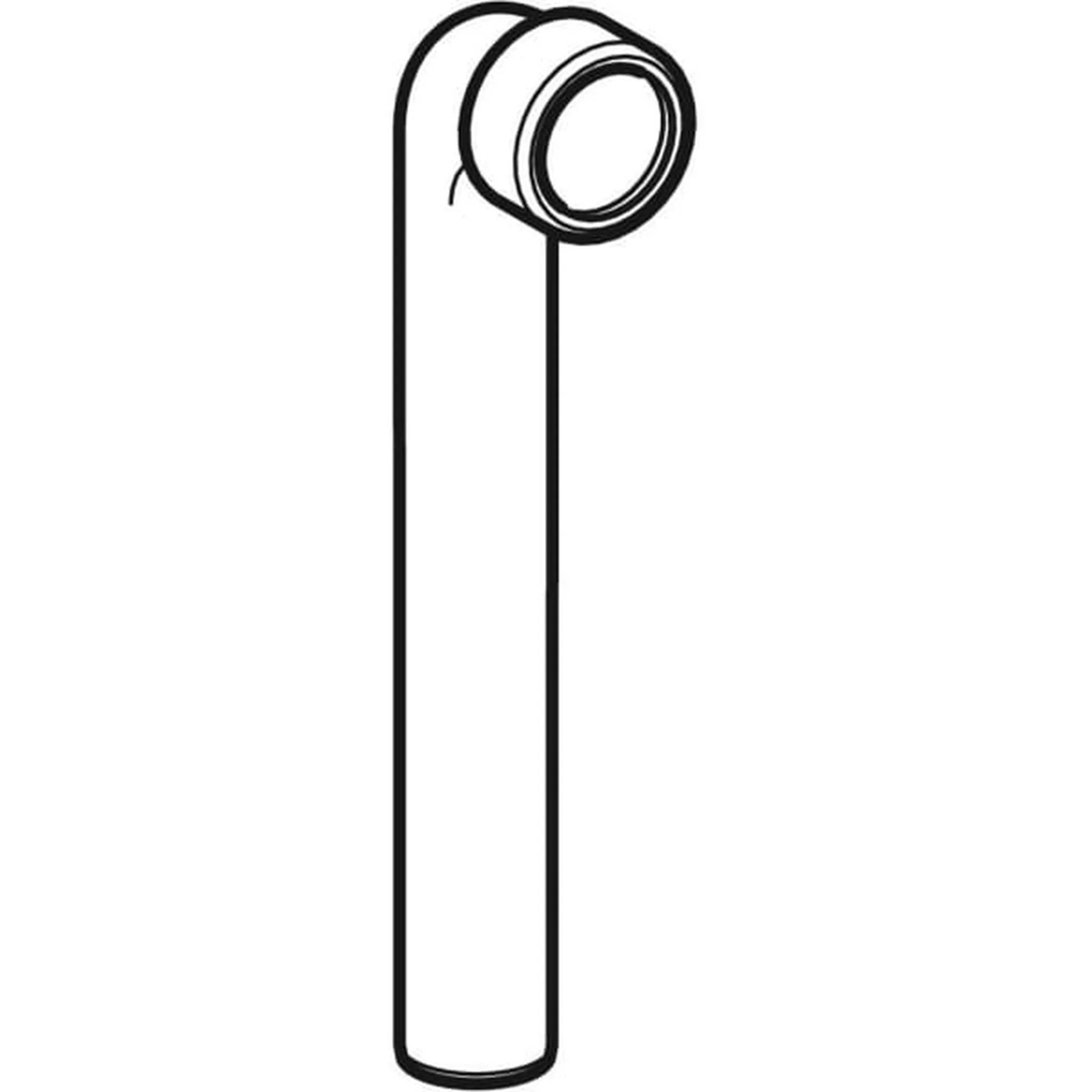 Geberit Anschlussbogen mit Quetschverschraub. 90 Gr. d40mm, PP, 1 Stk.