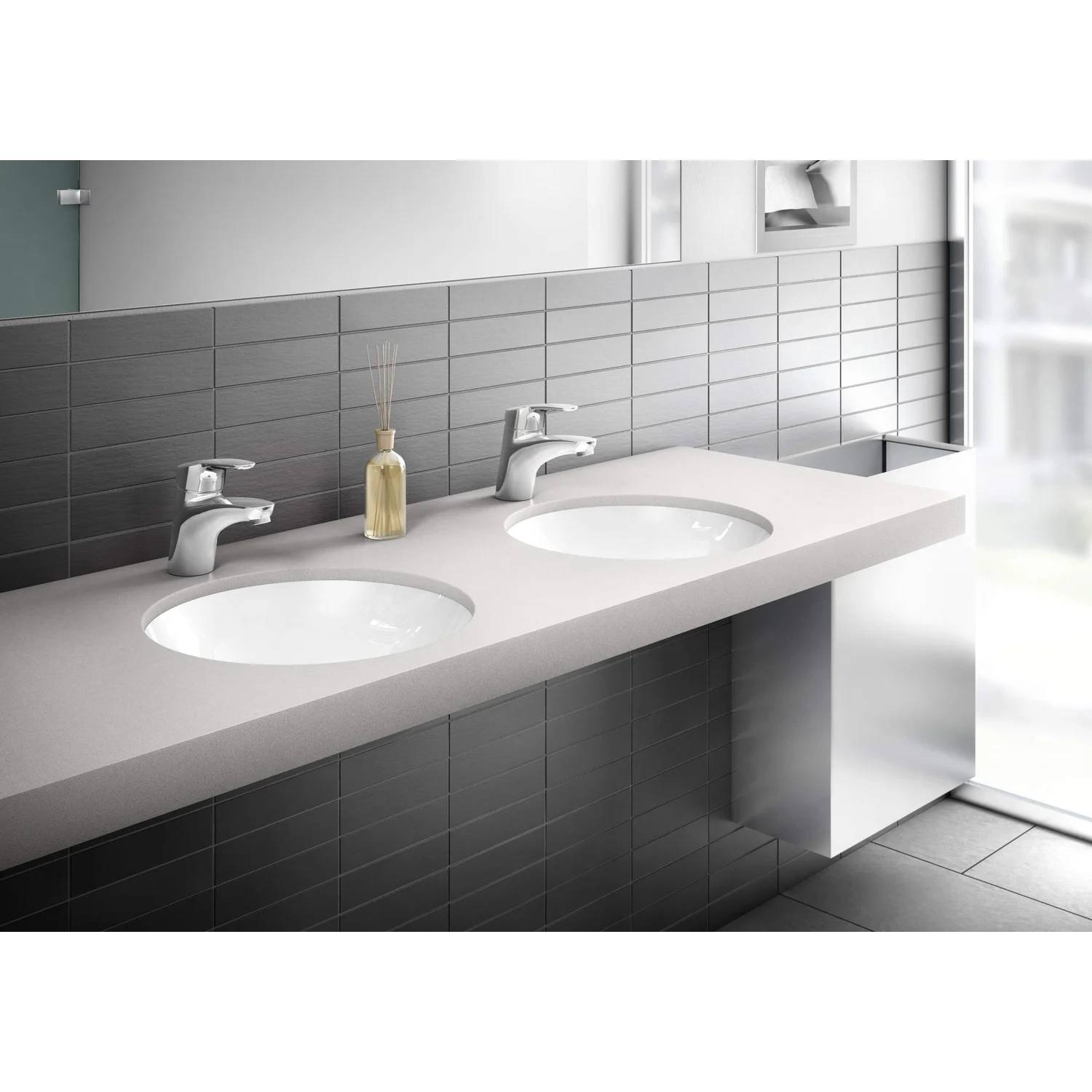 BTICINO Waschtischbatterie, HANSAMIX, DN15, Ausladung 141mm, chrom, 1 Stk.