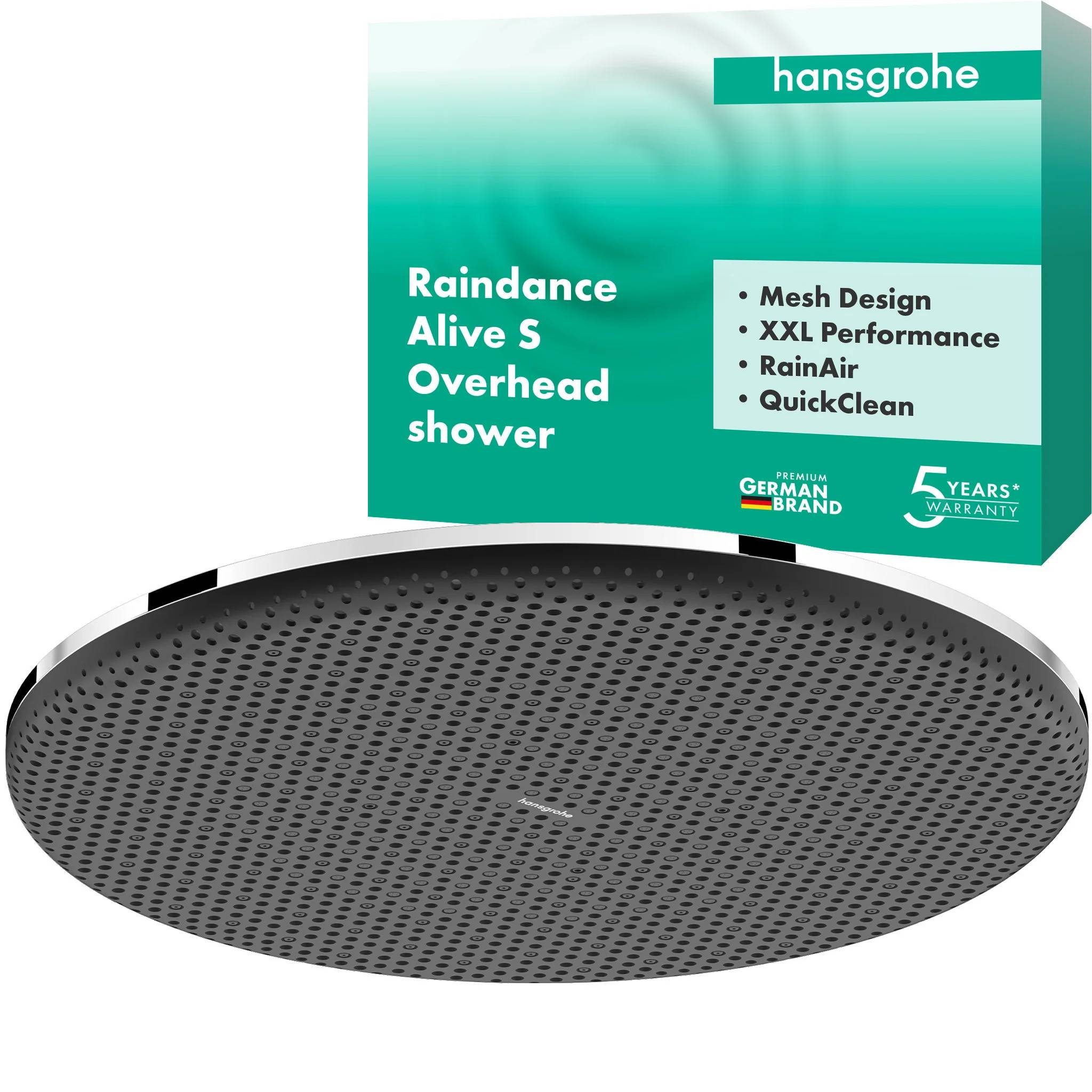hansgrohe Raindance Alive S Kopfbrause 300 1jet, Chrom