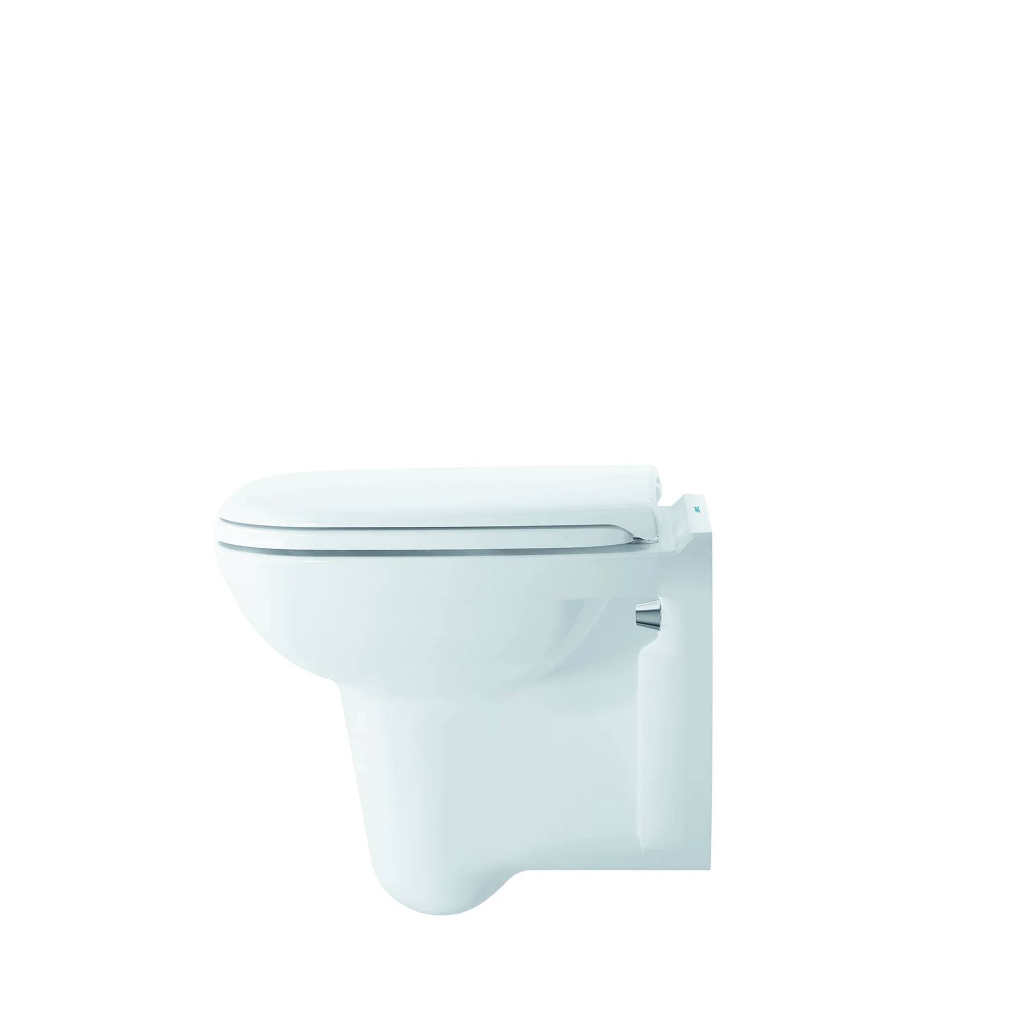 Duravit D-Code Wand-WC Compakt (kurz Ausladung) Tiefspüler, weiß, 1 Stk.