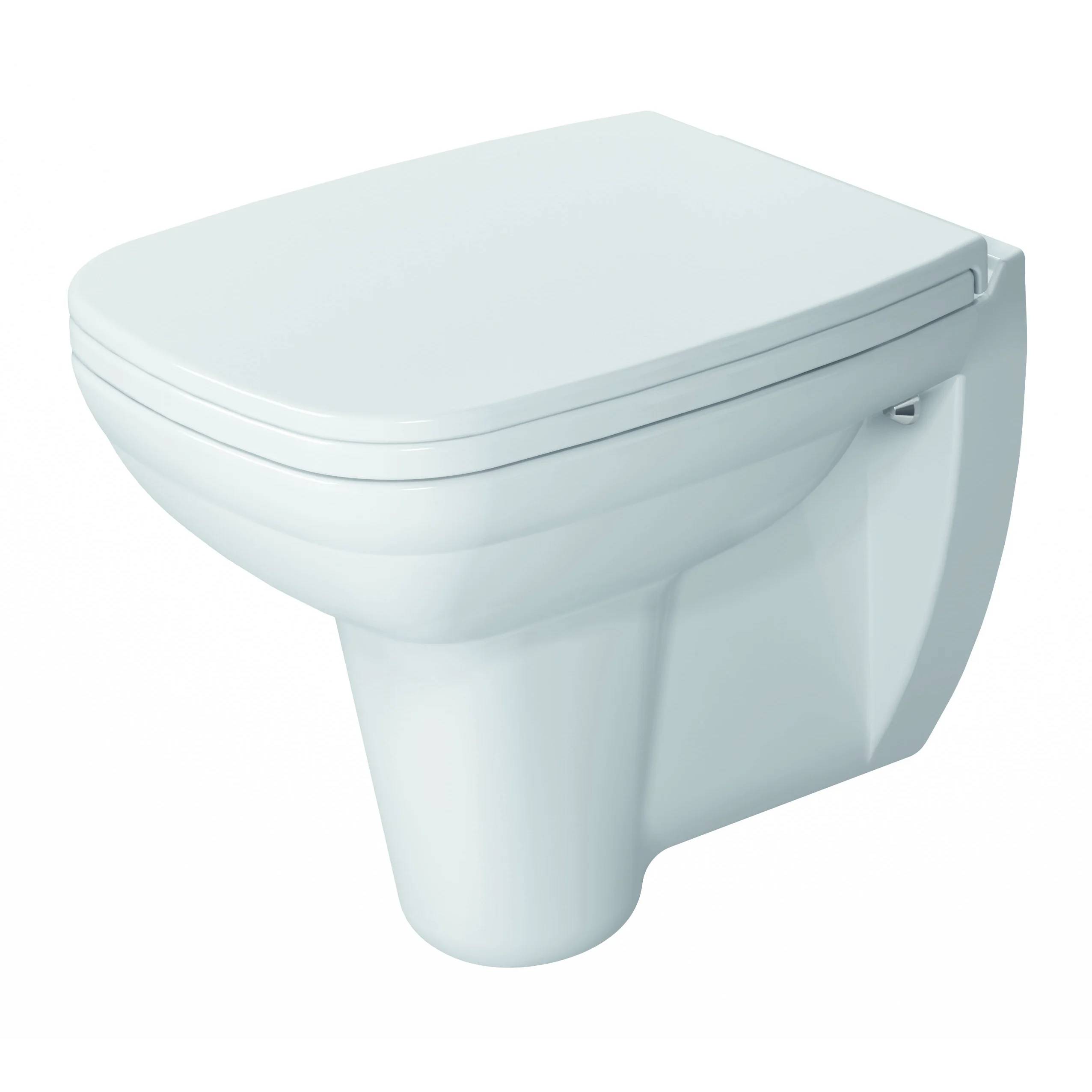 Duravit D-Code Wand-WC Compakt (kurz Ausladung) Tiefspüler, weiß, 1 Stk.
