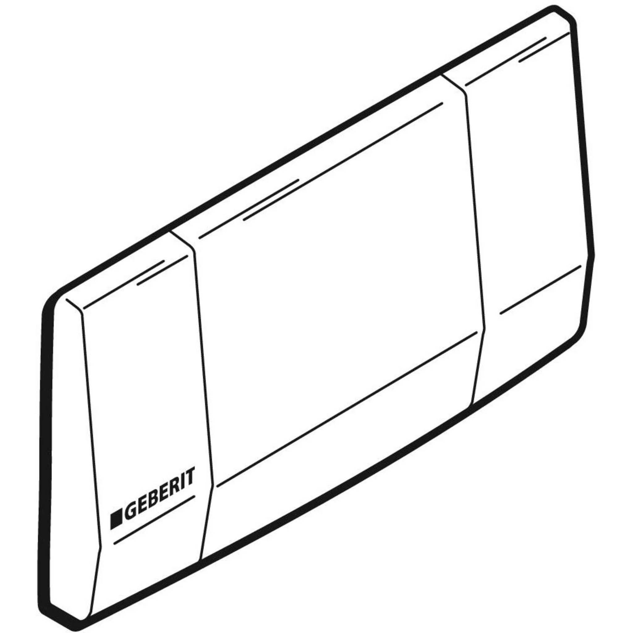 Geberit Betätigungsplatte Highline, S/S Edelstahl, verschraubbar, 1 Stk.