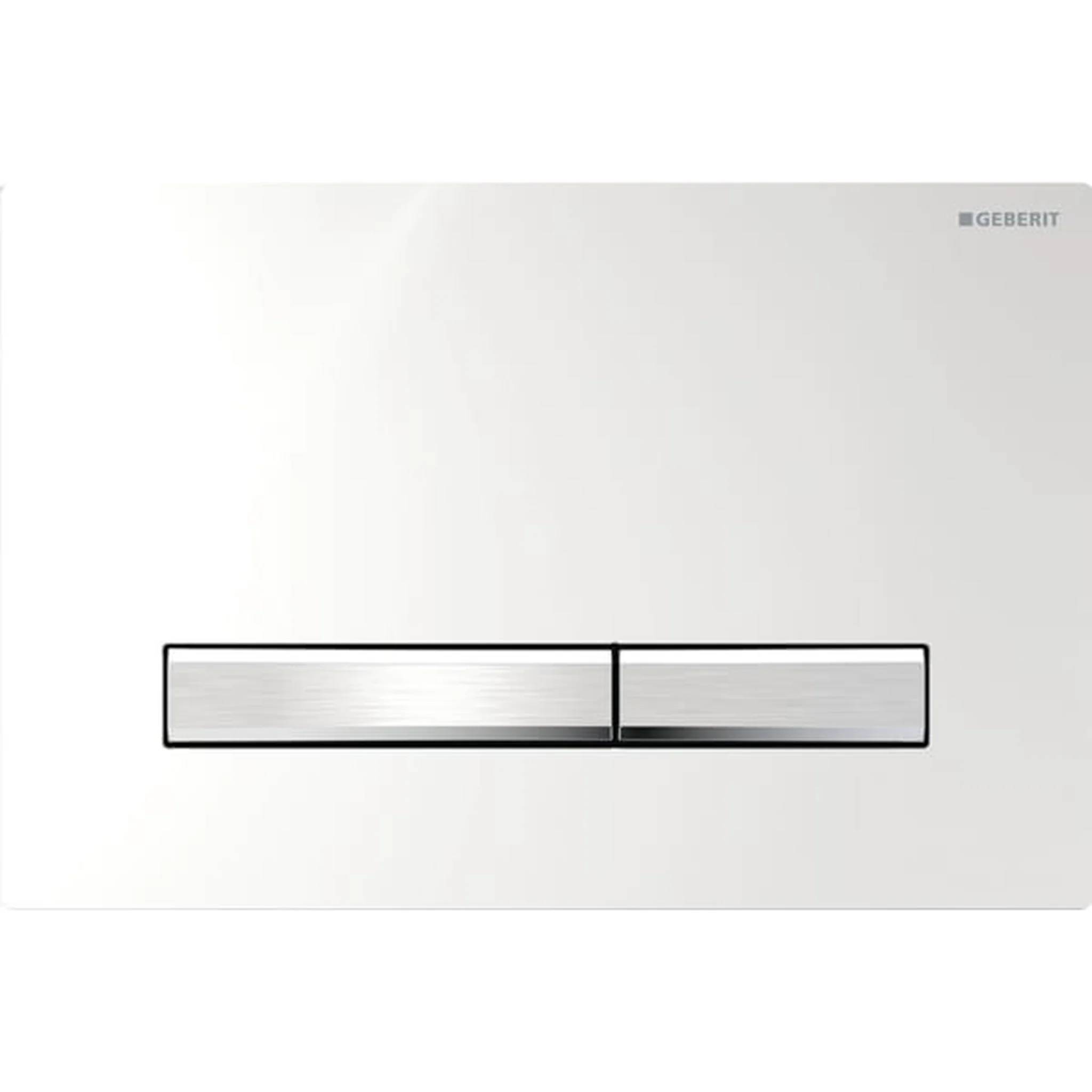 Geberit Betätigungsplatte Sigma50 2-Mengen glanzchrom, square, 1 Stk.
