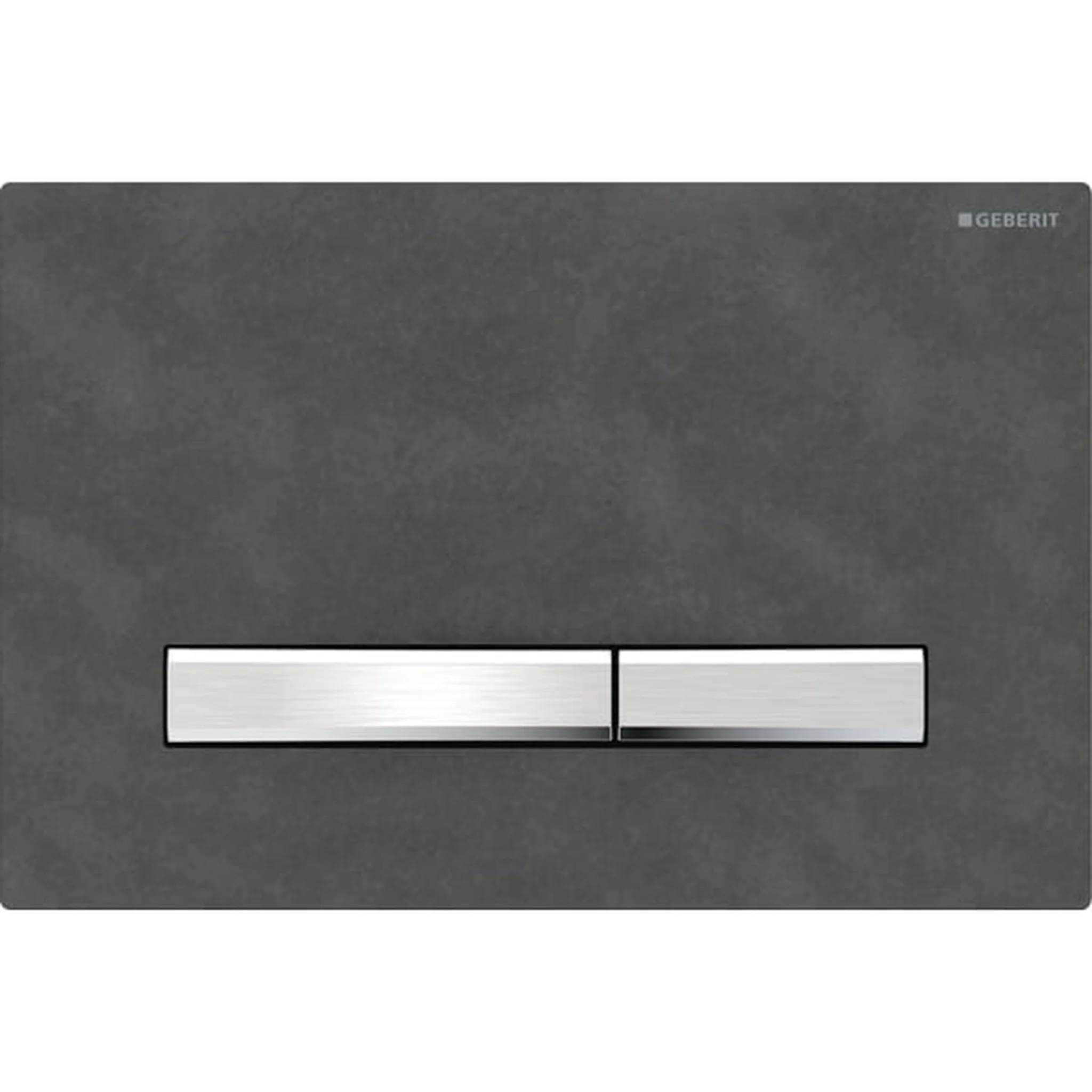 Geberit Betätigungsplatte Sigma50 2-Mengen mustang-schiefer, square, 1 Stk.