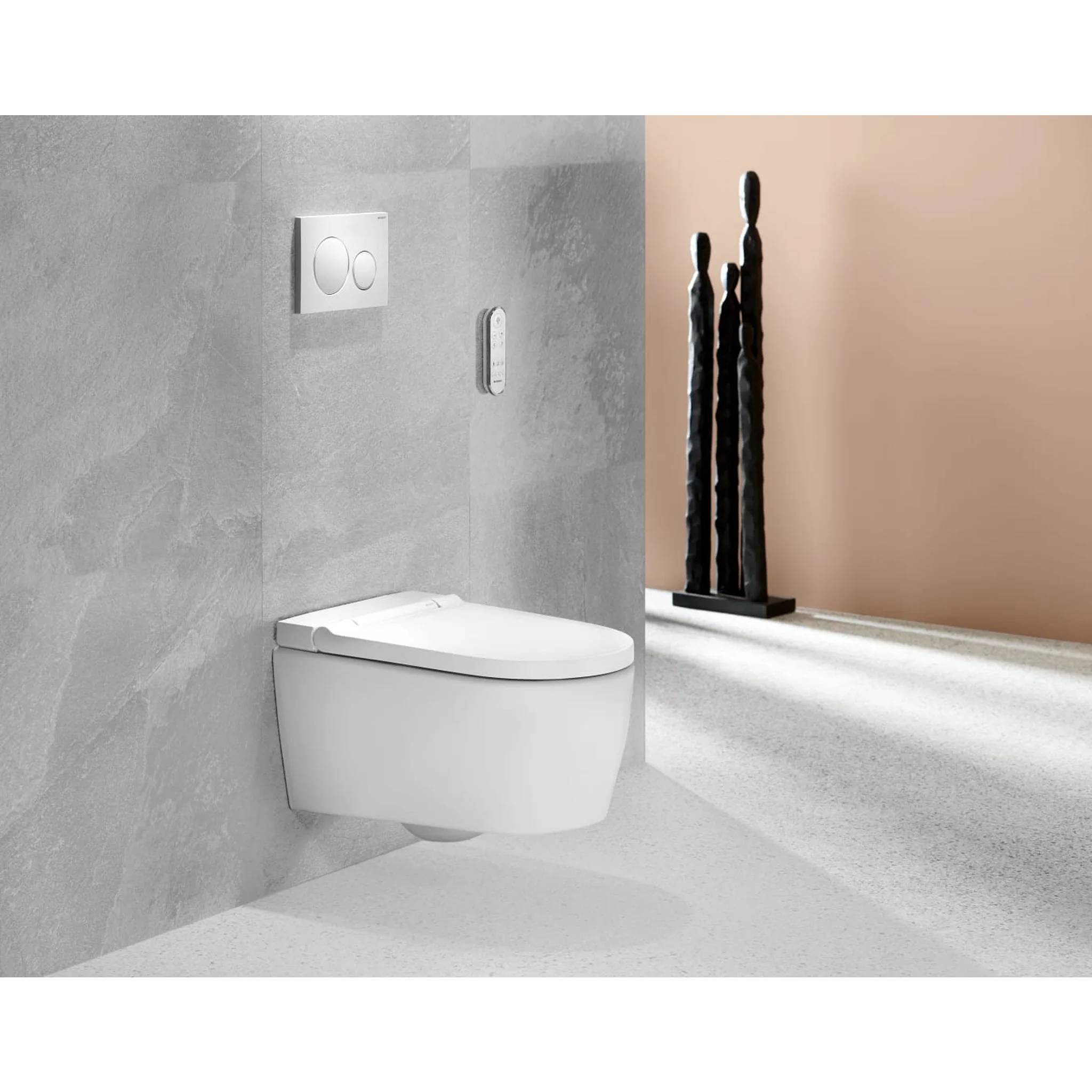 Geberit Betätigungsplatte Sigma20 2-Mengen Kunststoff, mattweiss, round, 1 Stk.