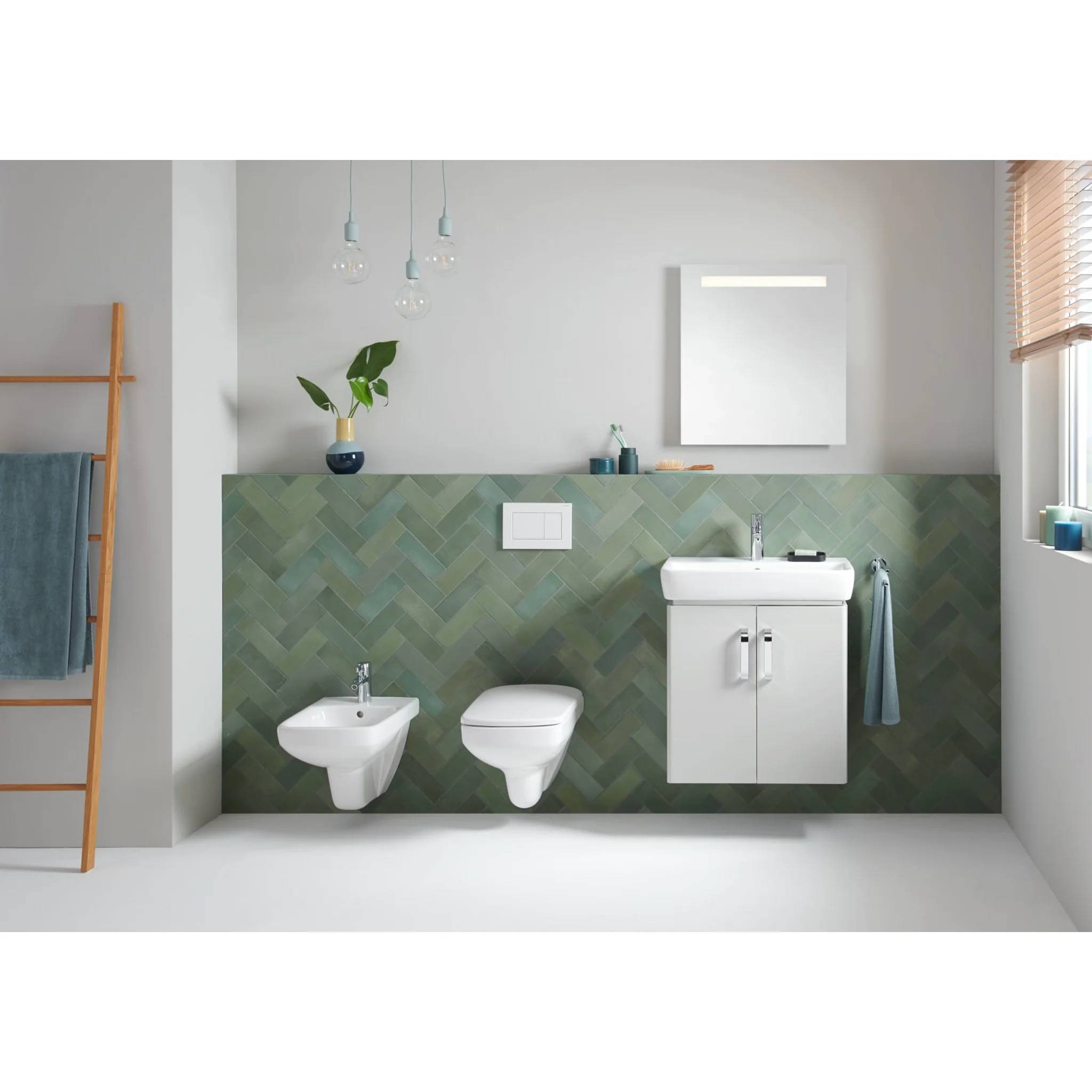 Geberit Betätigungsplatte Sigma20 2-Mengen Kunststoff, mattweiss, square, 1 Stk.