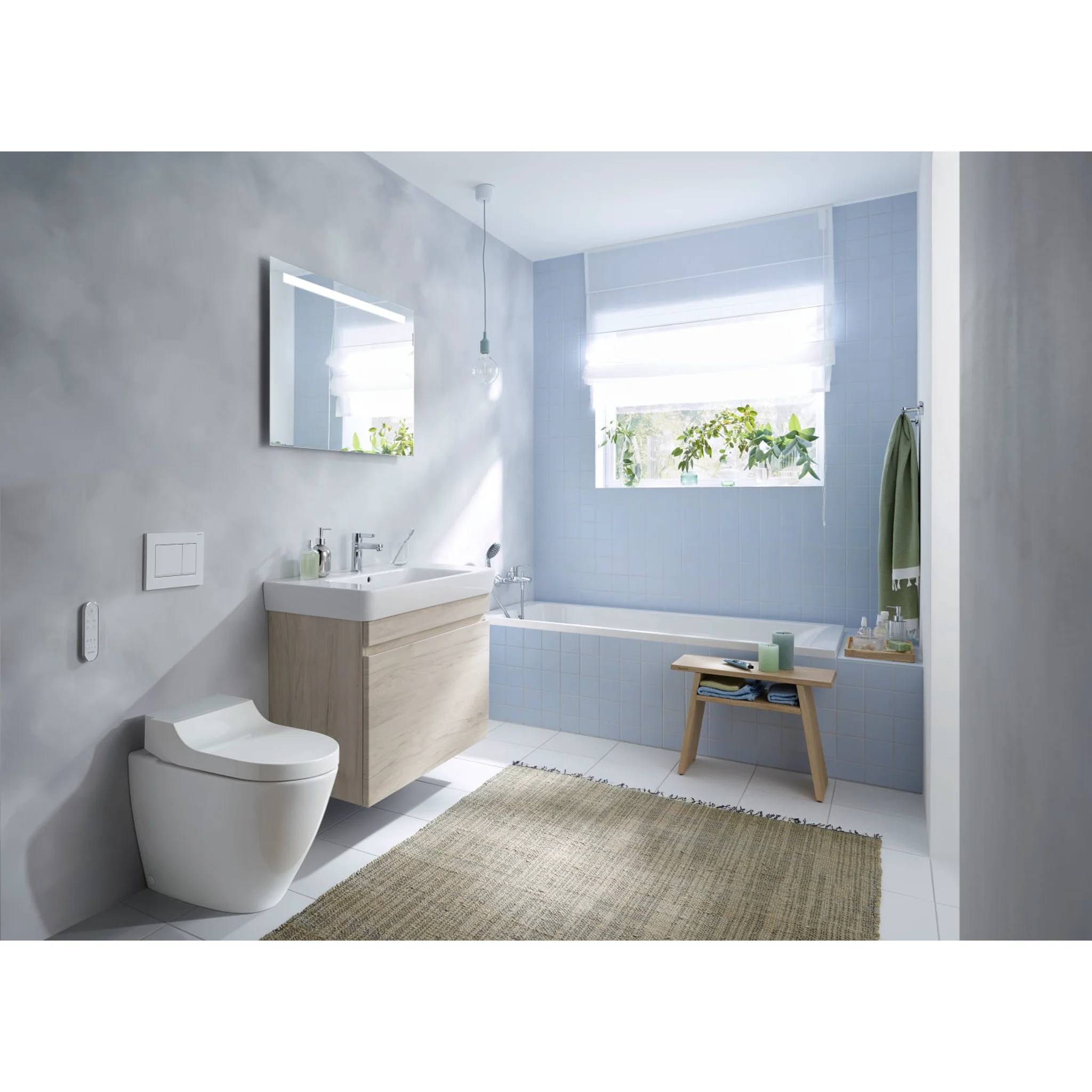 Geberit Betätigungsplatte Sigma20 2-Mengen Kunststoff, mattweiss, square, 1 Stk.