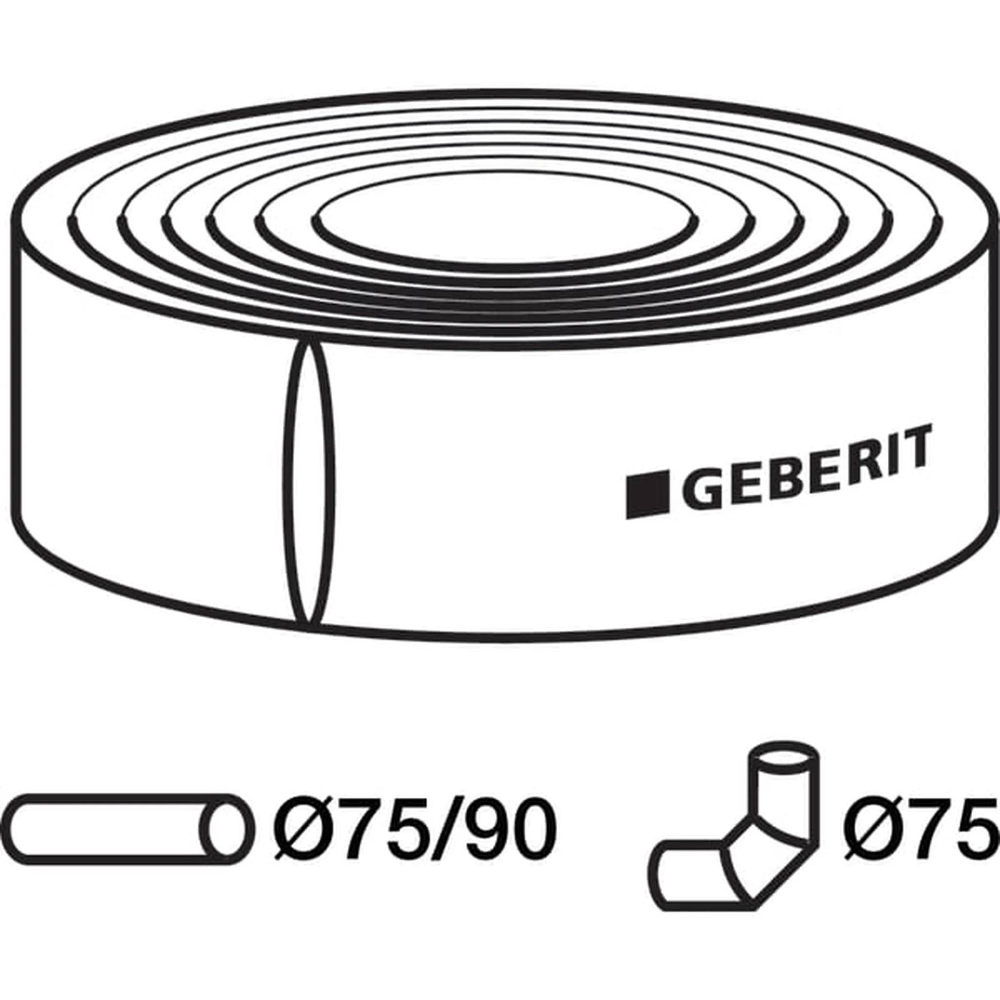 Geberit Schall-Schutzschlauch 75x5mm, Bund mit 15m, 1 Stk.