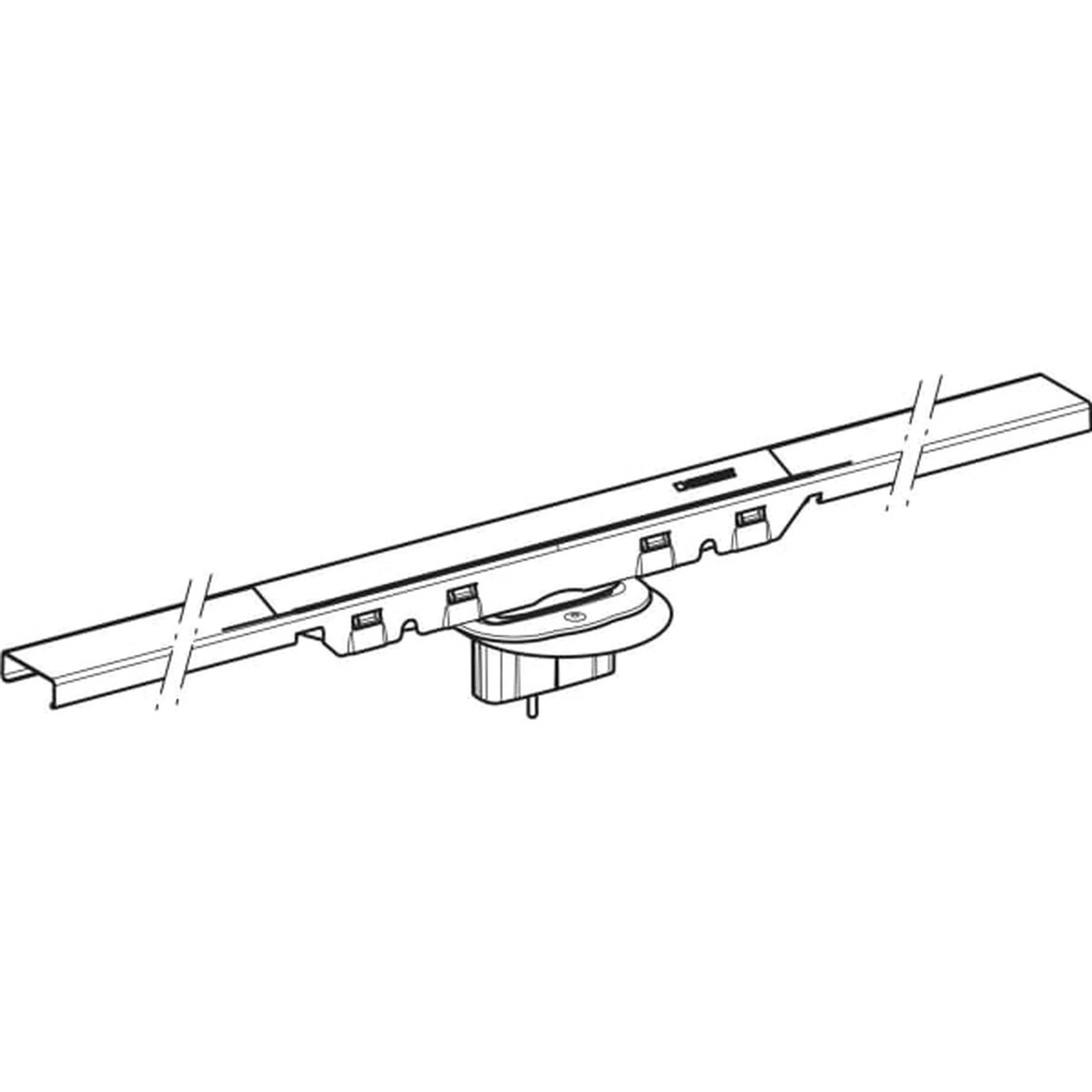 Geberit CleanLine50, 30-90cm Edelstahl geb., 1 Stk.