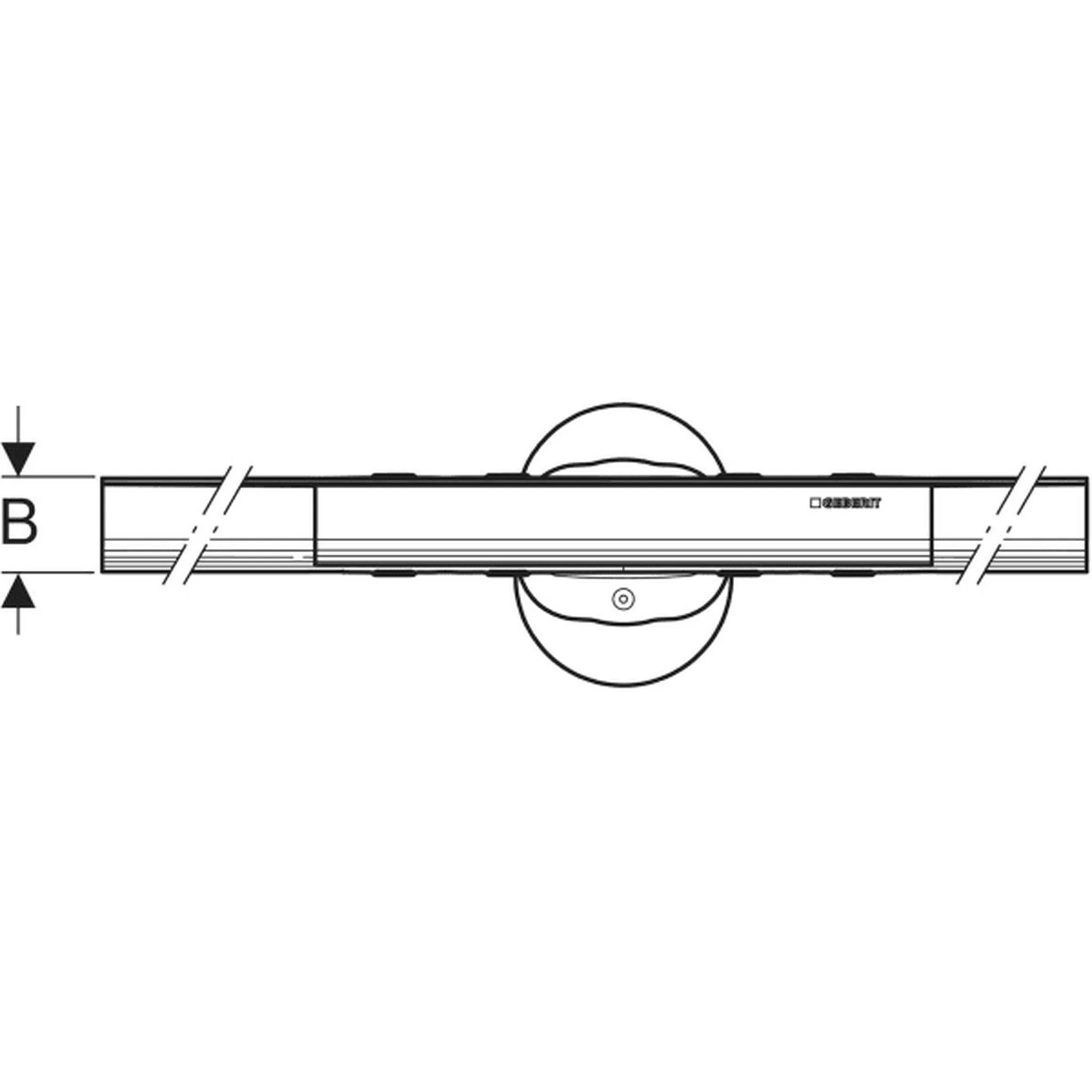 Geberit CleanLine50, 30-110cm Edelstahl geb., 1 Stk.