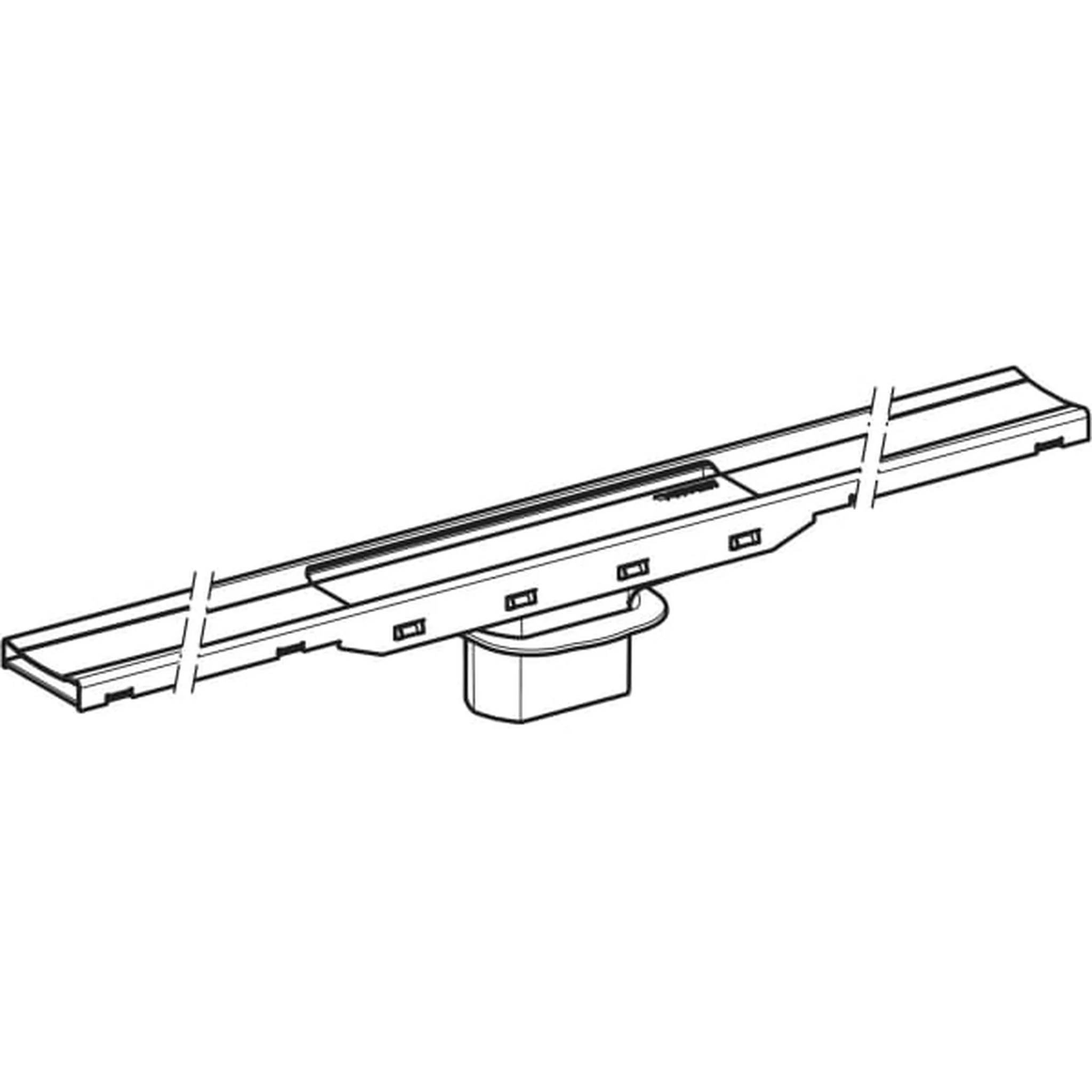 Geberit CleanLine80, 30-110cm Edelstahl geb., 1 Stk.