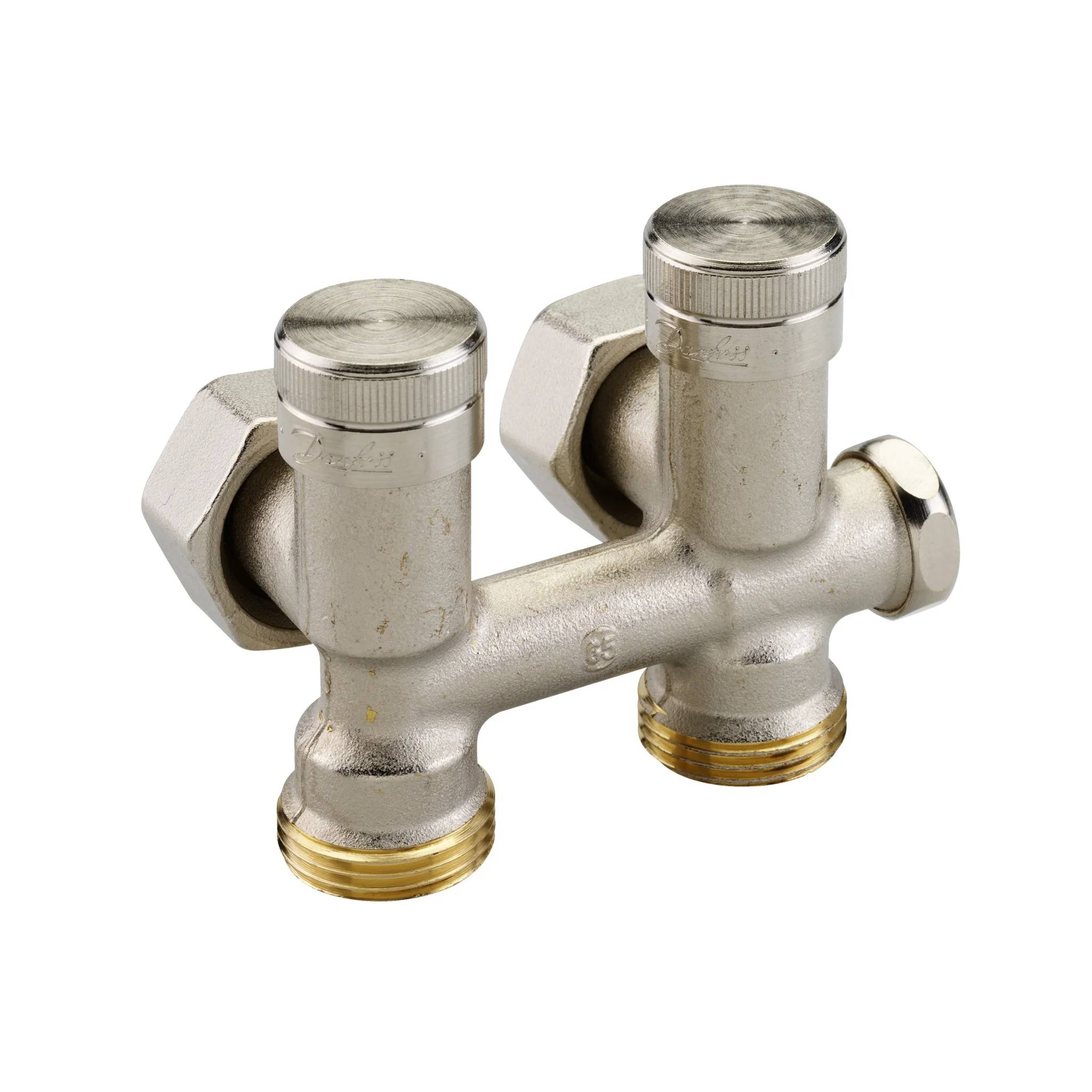 Danfoss Universalverschraubung RLV-K für Ventil-HK, Heizkörper G 3/4, Eck, 1 Stk.