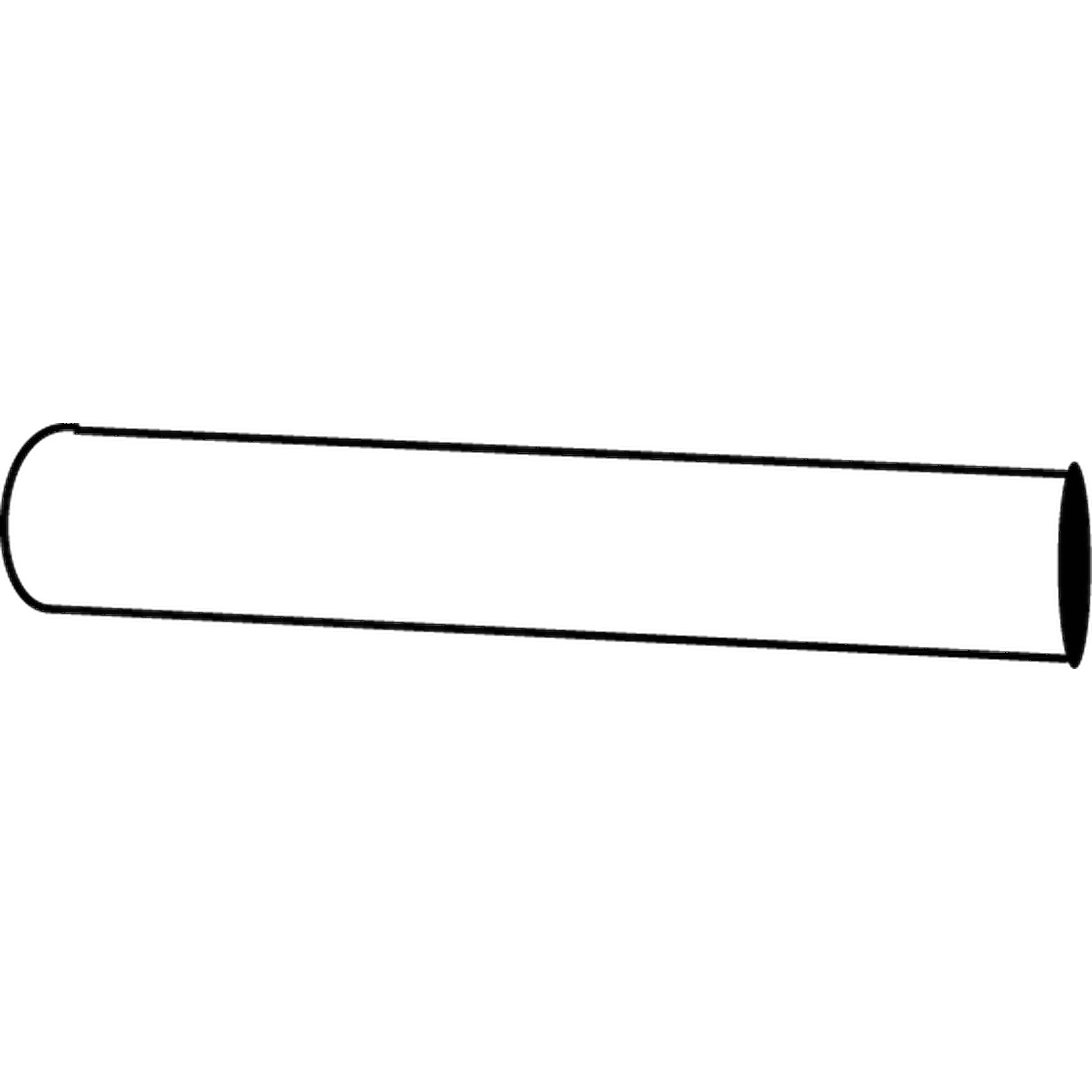 IMI Heimeier Verbingungsrohr 12/110cm verchromt, 1 Stk.