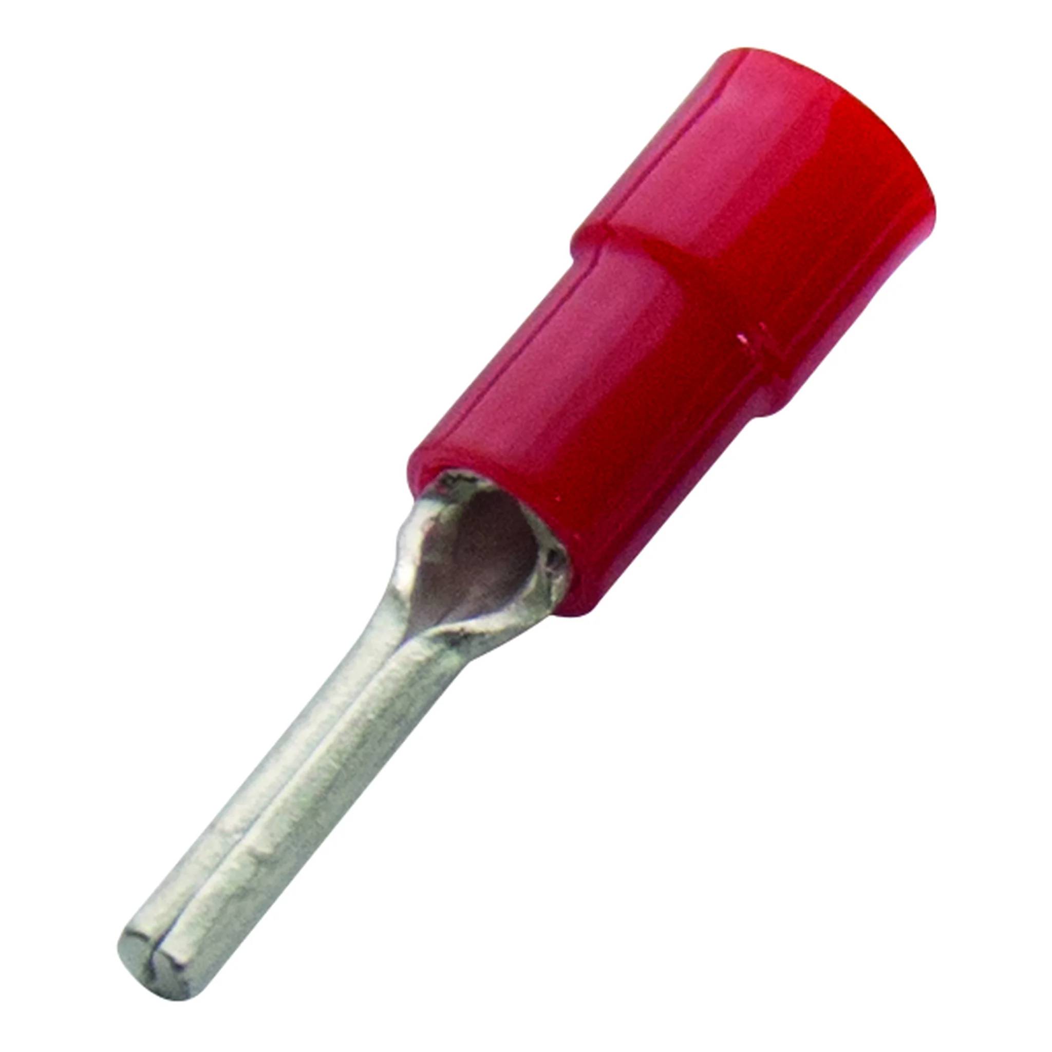 Haupa Rundstift PVC isol. 0,5 - 1,0mm2 12mm, Packung mit 100 Stk.