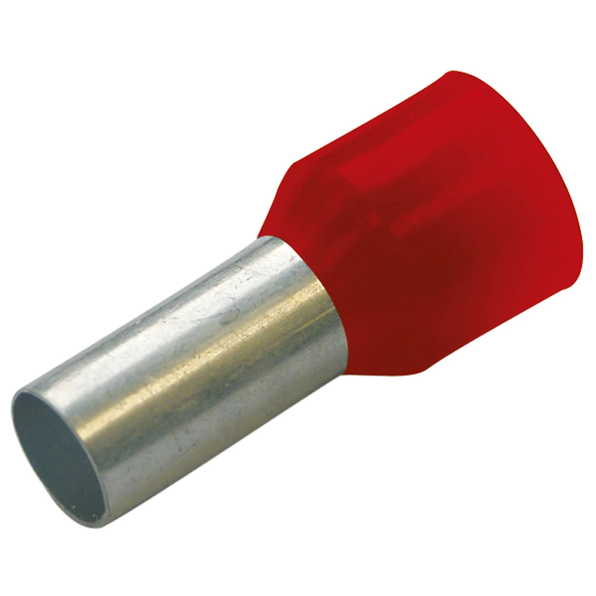 Haupa Aderendhülsen Farbserie III, 10mm² x 12mm, 100 Stk.