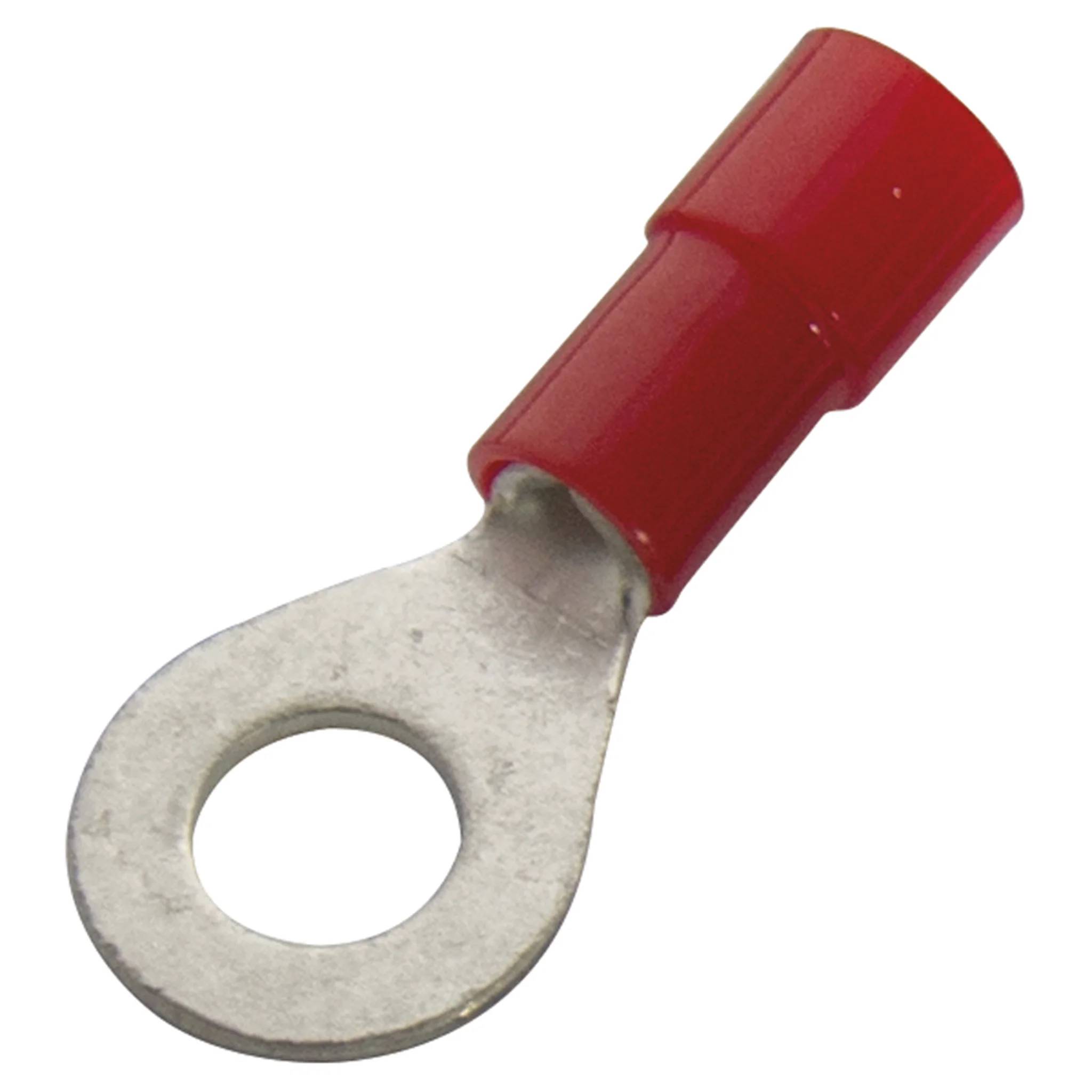 Haupa Ringkabelschuh PVC isol. 0,5 - 1,0mm² M6 0,5-1,0 M6 PVC, 100 Stk.