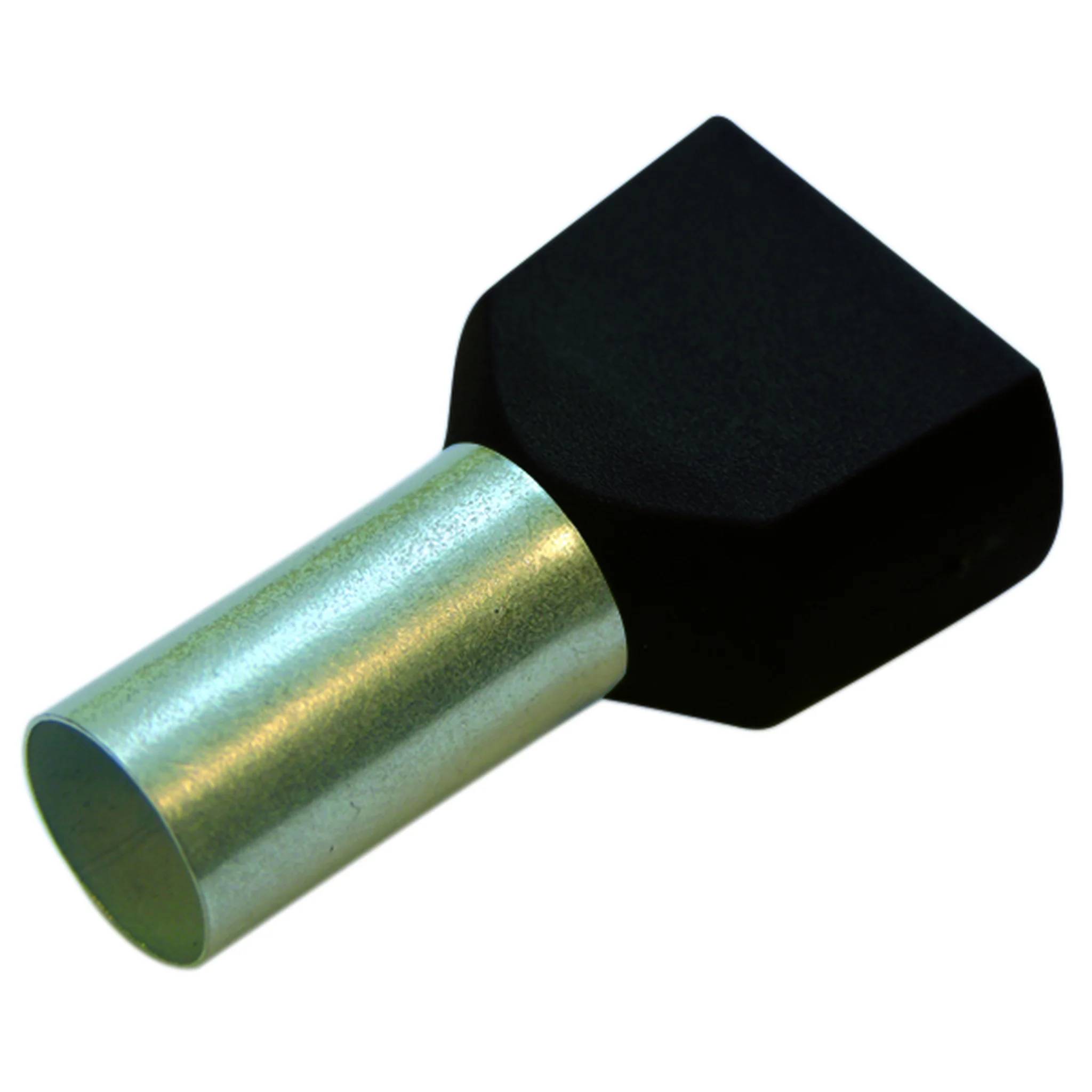 Haupa Twin-Aderendhülse 1,5/8 schwarz, 100 Stk.