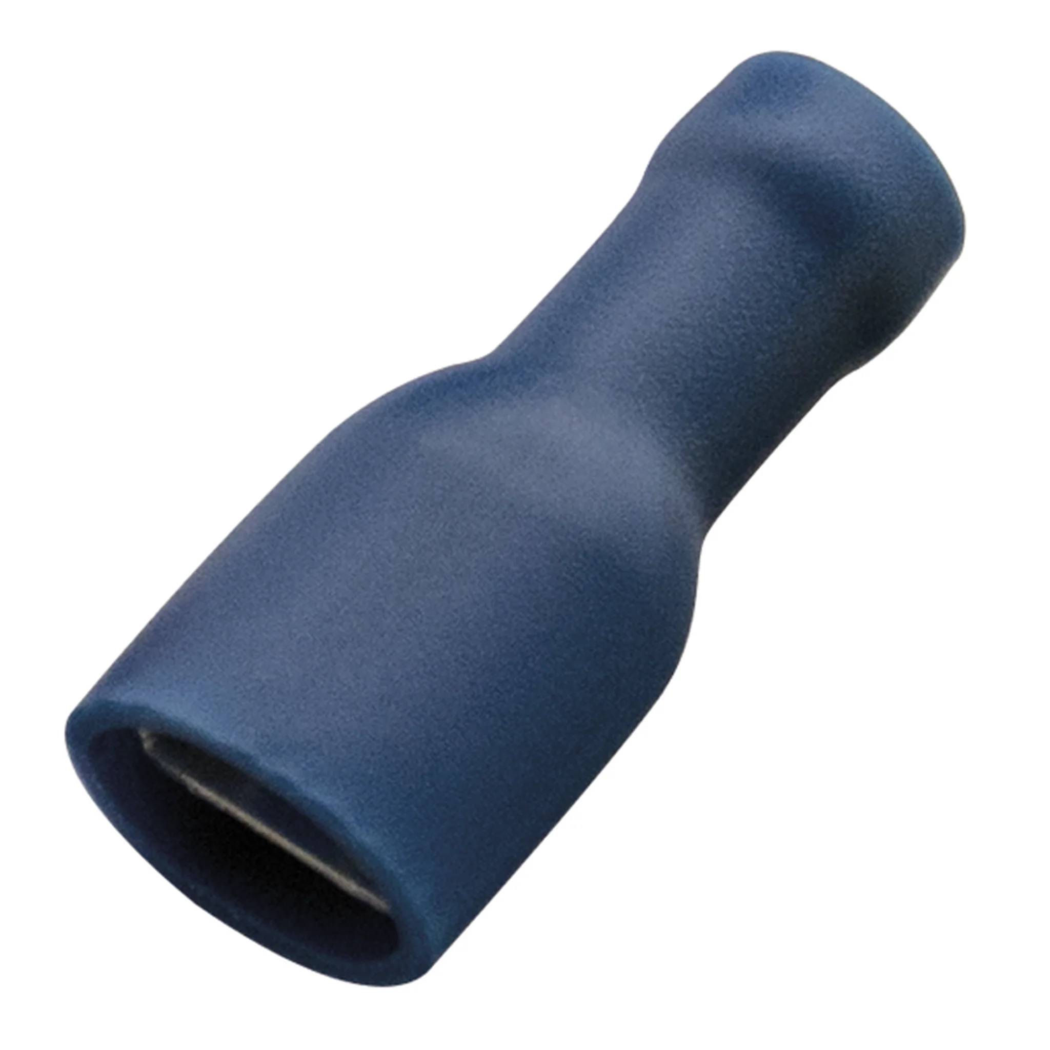 Haupa Flachsteckhülse blau vollisoliert 1,5-2,5/6,3x0,8 PVC, 100 Stk.