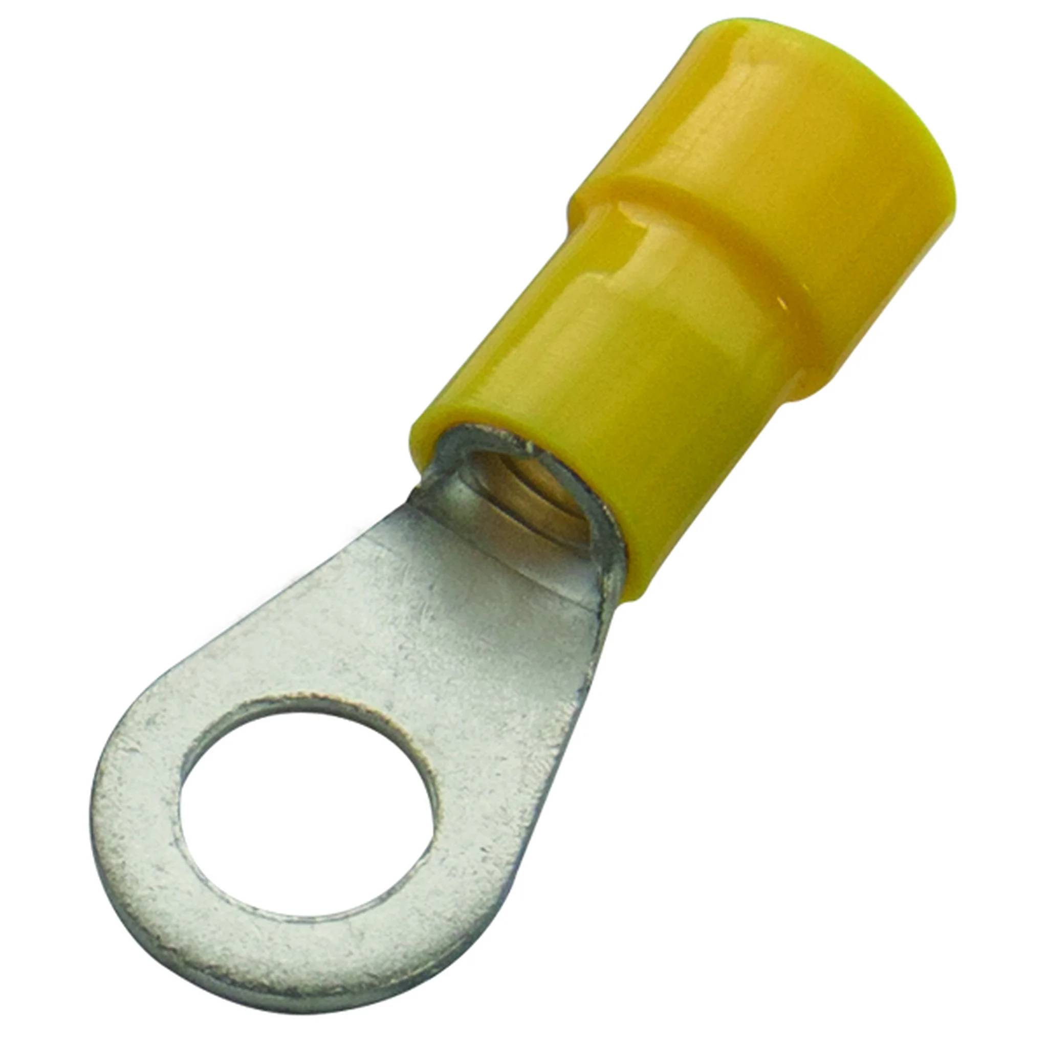 Haupa Ringkabelschuh PVC isol. 4 - 6mm² M6 4,0-6,0 M6 PVC, 100 Stk.