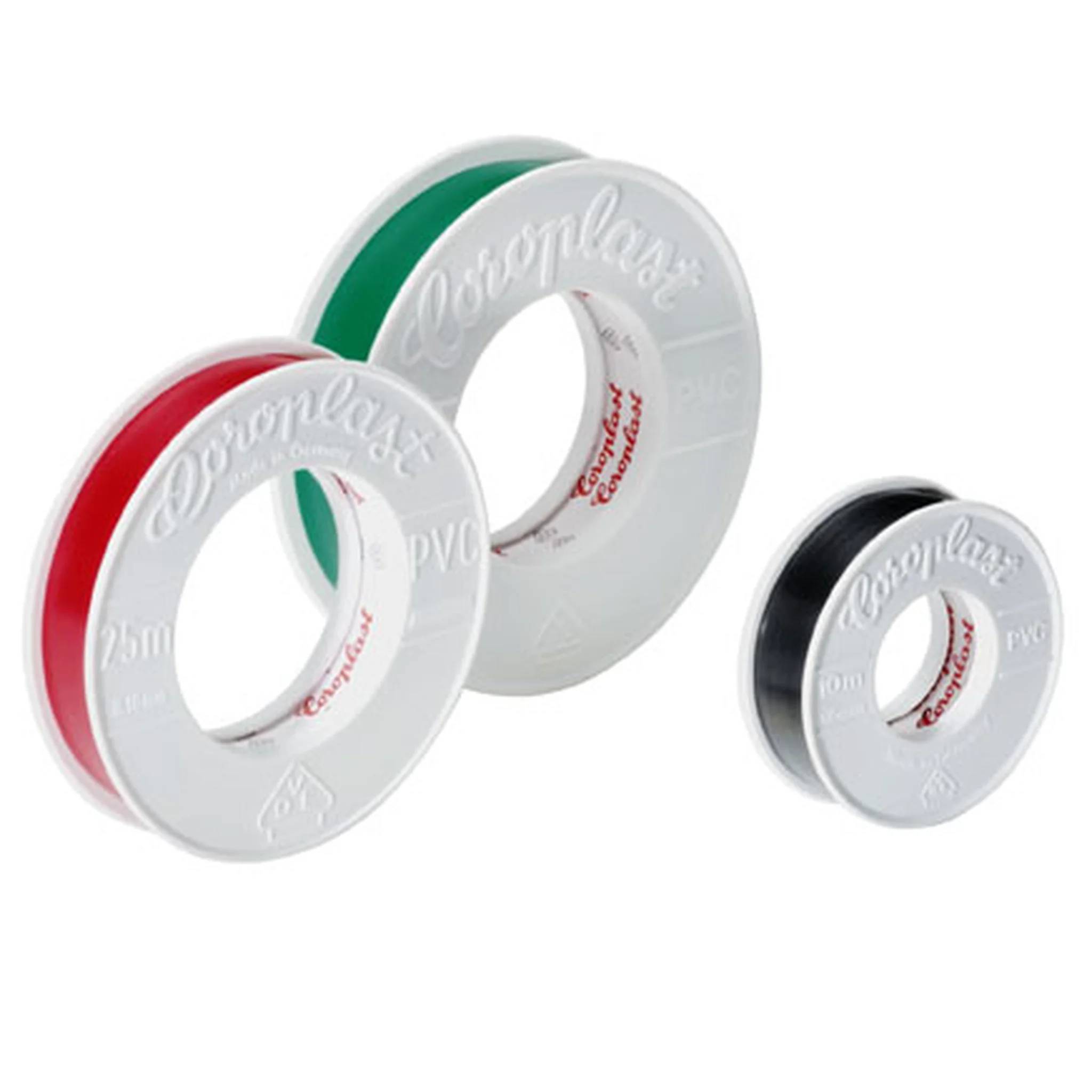 Coroplast Elektro-Isolierband 301, 0,10mm x 15mm, färbig, Packung mit 10 Stk.
