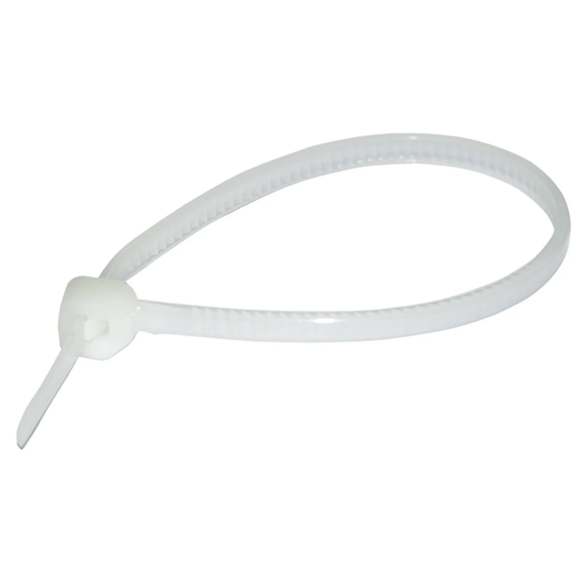 Haupa Kabelbinder, Nylon, Farbe natur 250 x 4,8mm, Packung mit 100 Stk.