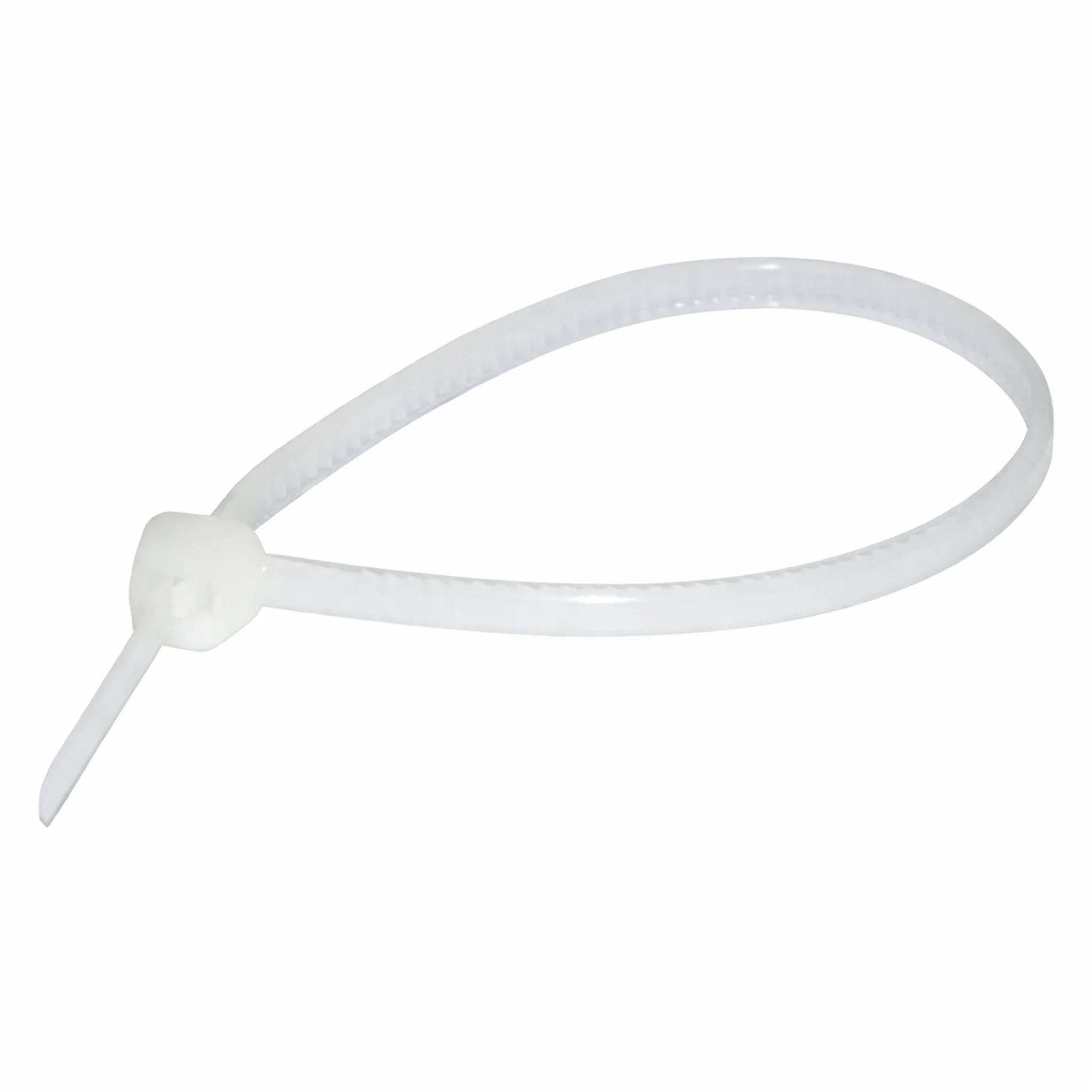 Haupa Kabelbinder, Nylon, Farbe natur 203 x 2,5mm, Packung mit 100 Stk.