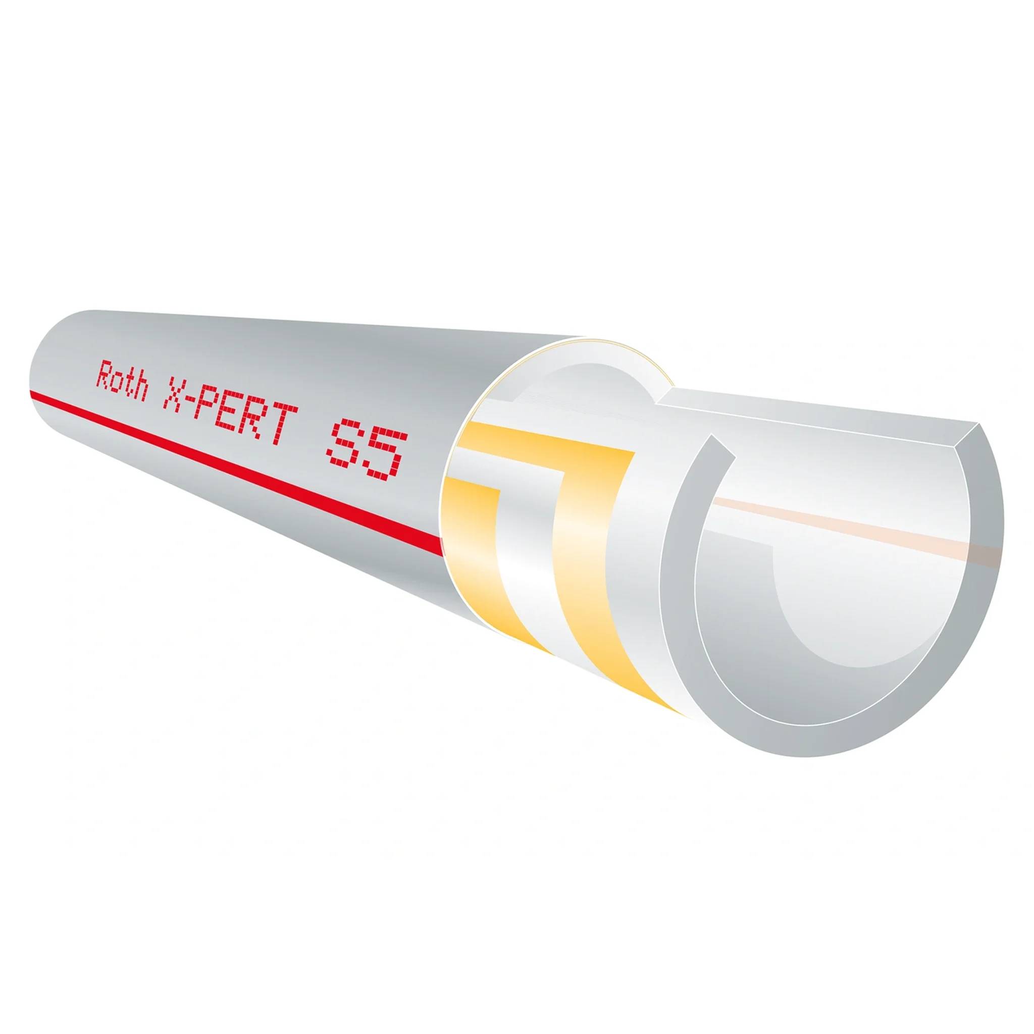 ROTH WERKE Systemrohr X-PERT S5+, 17mm, Bund mit 200m, 1 Stk.