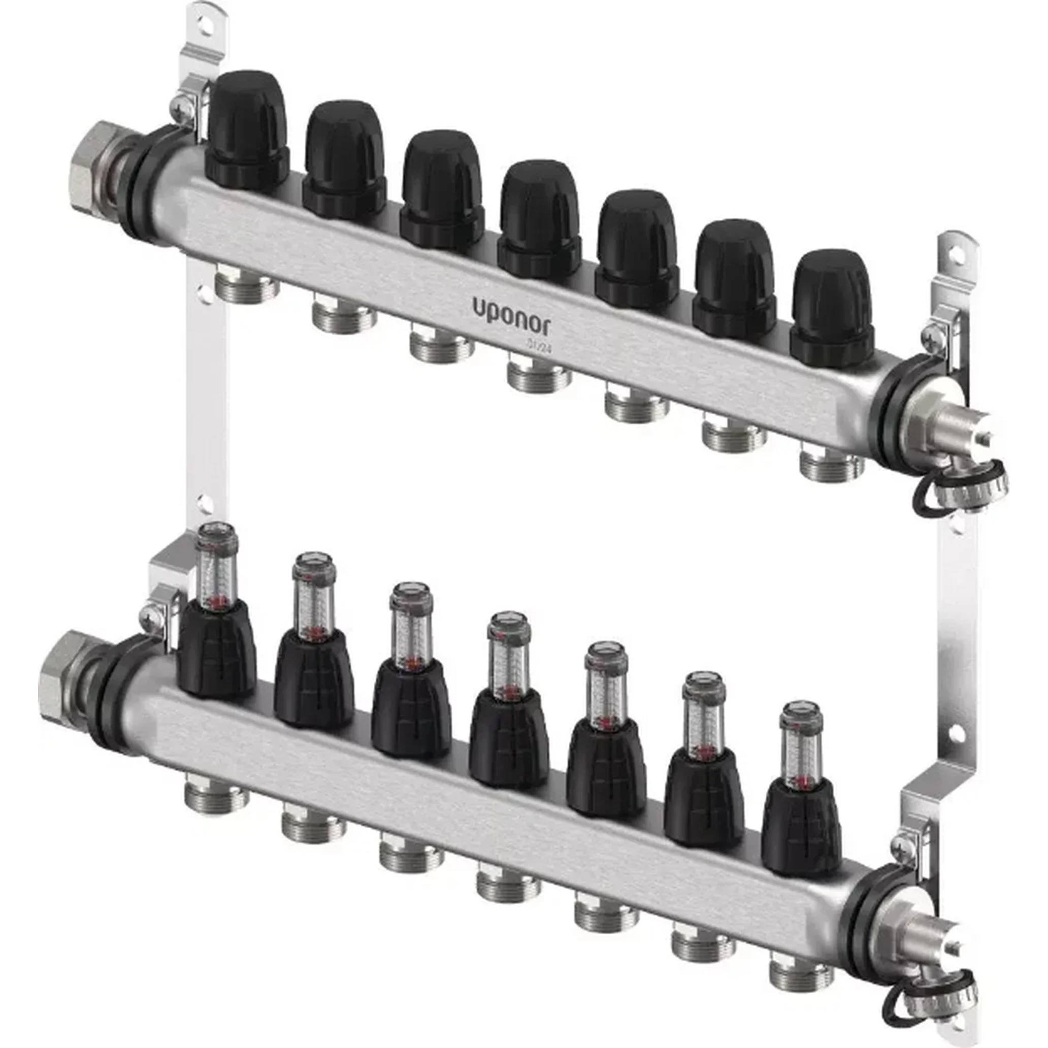 UPONOR Vario S Verteiler, FM, 7xG3/4, Euro, G1, 1 Stk.