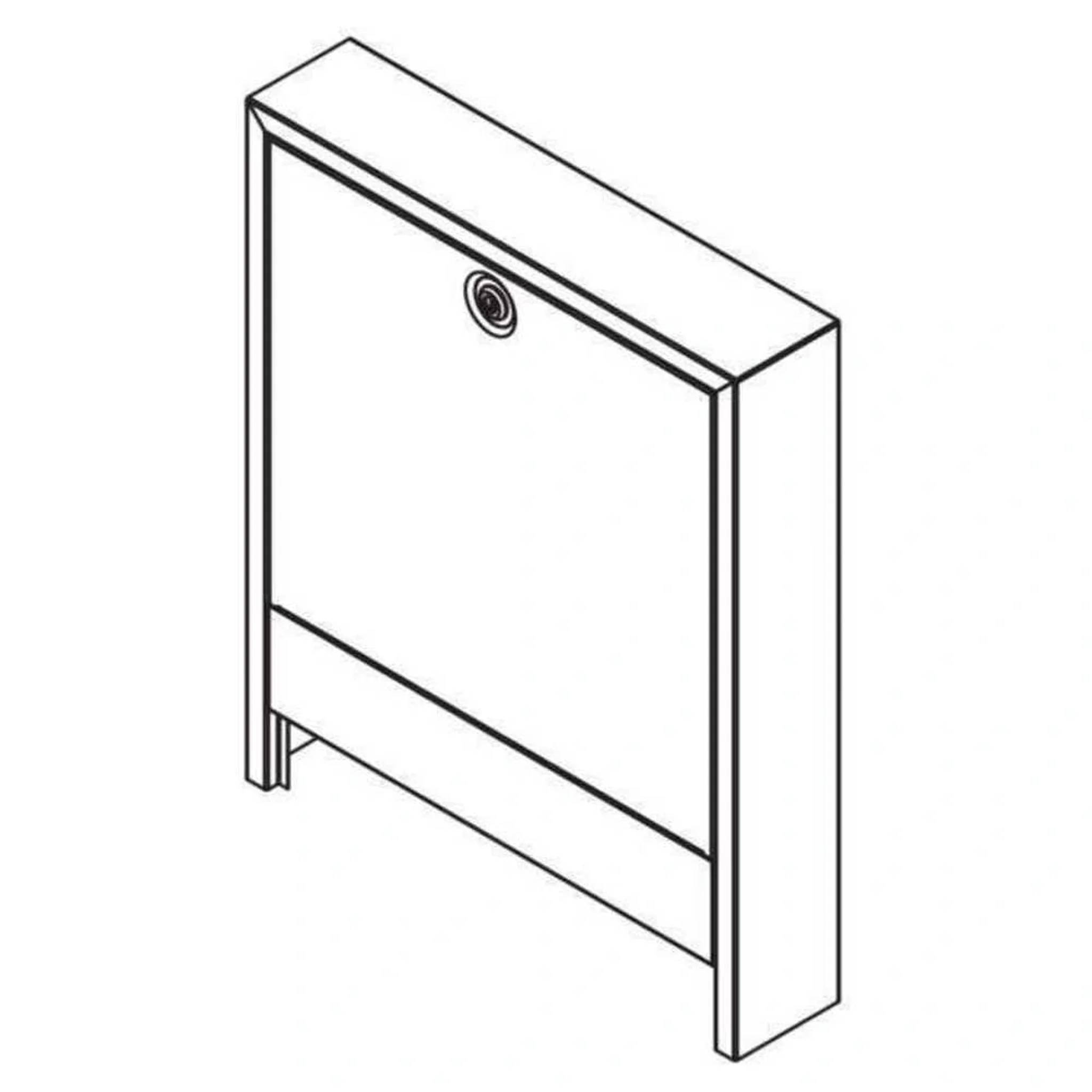 REHAU Verteilerschrank, AP, 130/605, weiß, 1 Stk.