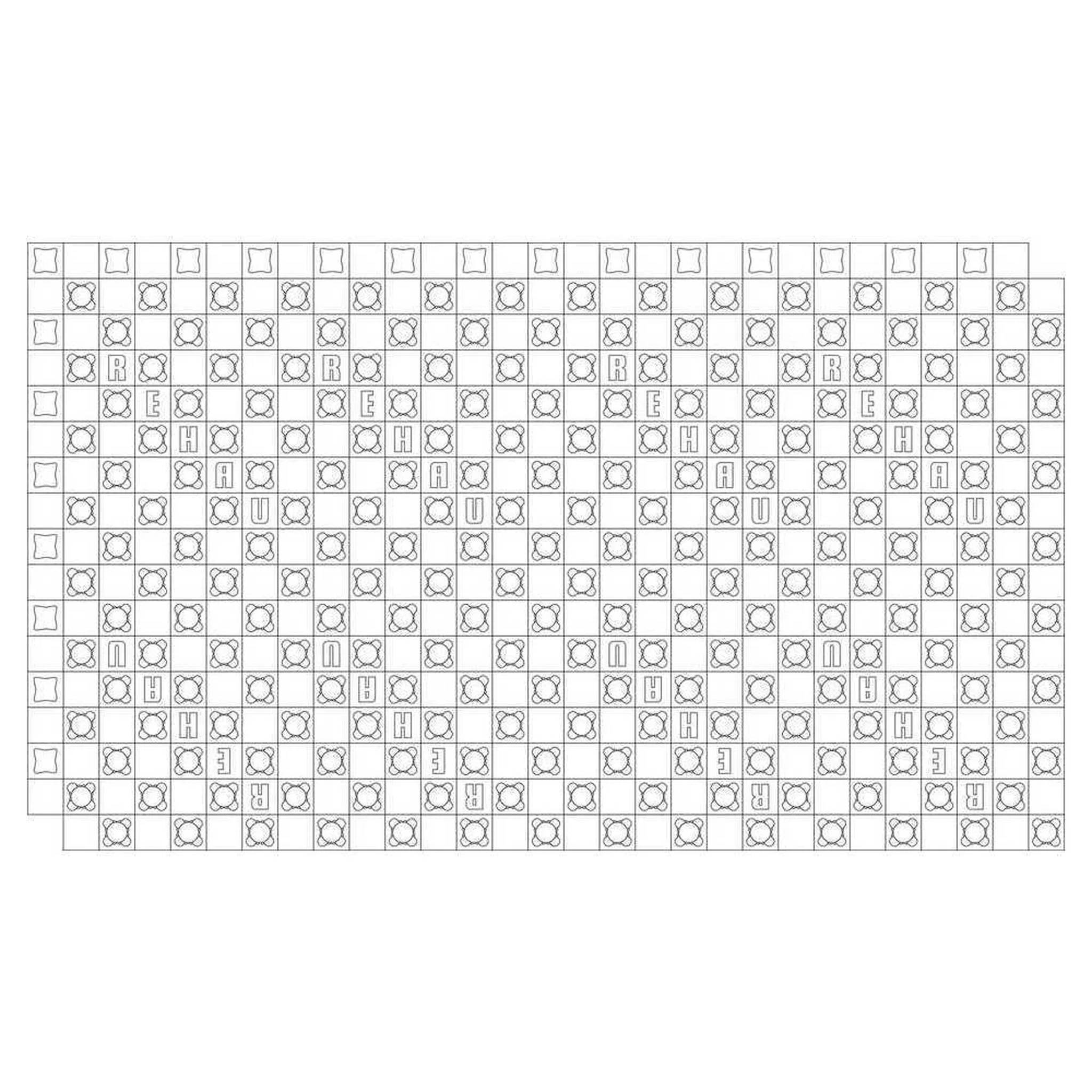 REHAU Noppenplatte, Varionova, 30-2, EPS, 040, DES, 1 Stk.