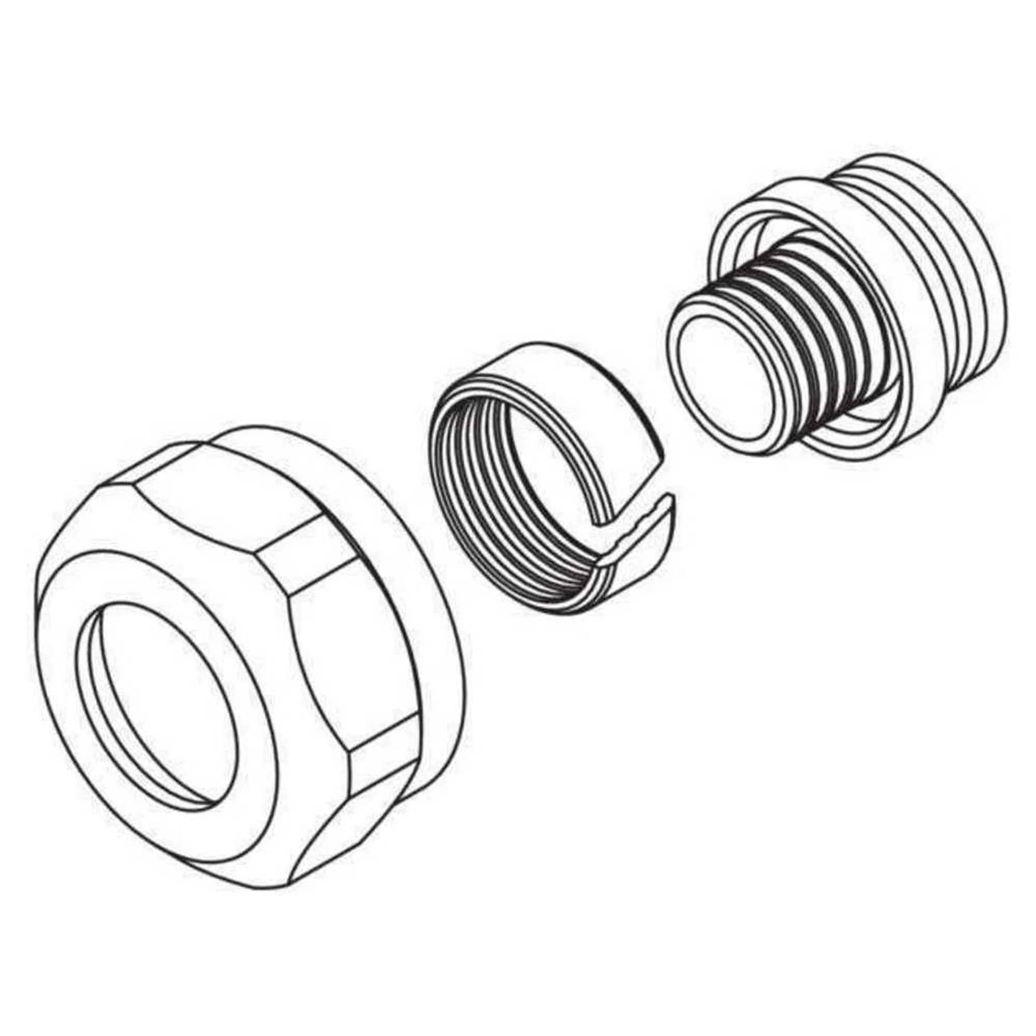 REHAU Klemmringverschraubung, 10,1 x 1,1, 1 Stk.