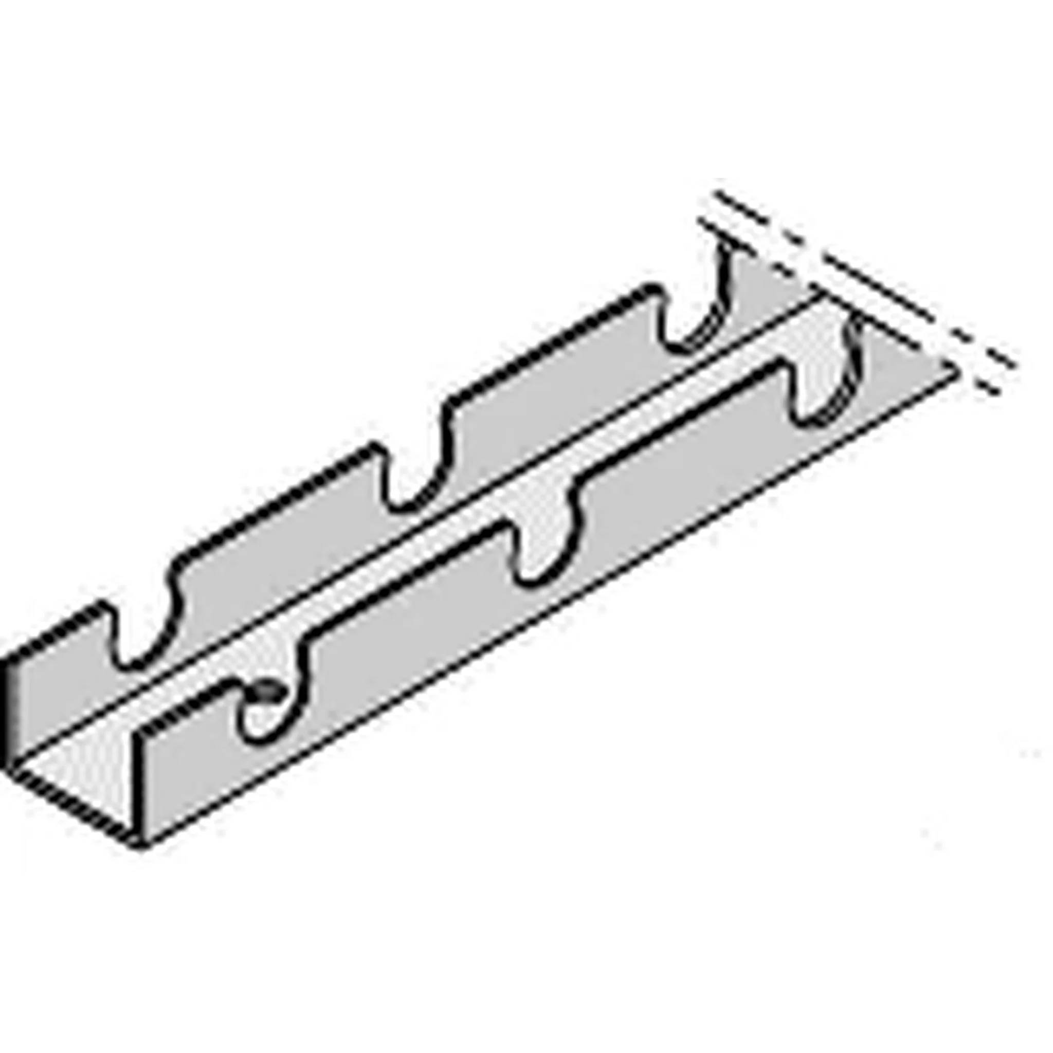 UPONOR Fix Klemmschiene, 9,9mm, c/c 20mm, 1 Stk.