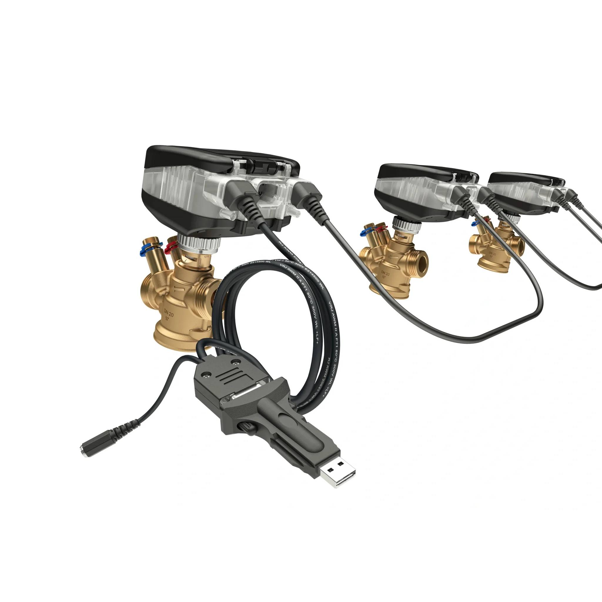 Danfoss druckunabh. Regelventil, ABQM 4,0, DN15, 65-650 l/h, oh. Messnip., 3/4"AG, 1 Stk.