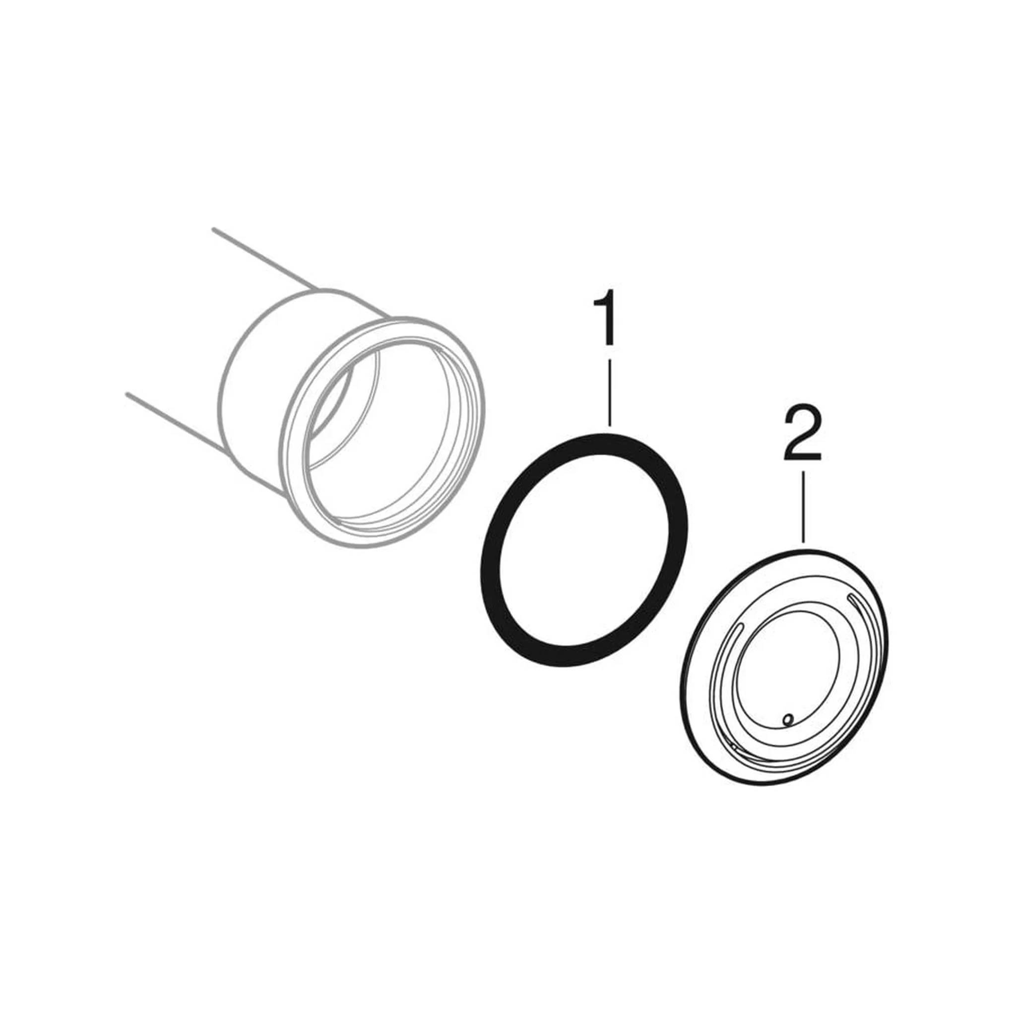 Geberit GE Mapress Kupfer Reduktion mit Einschubende, d22 x 18mm, 1 Stk.