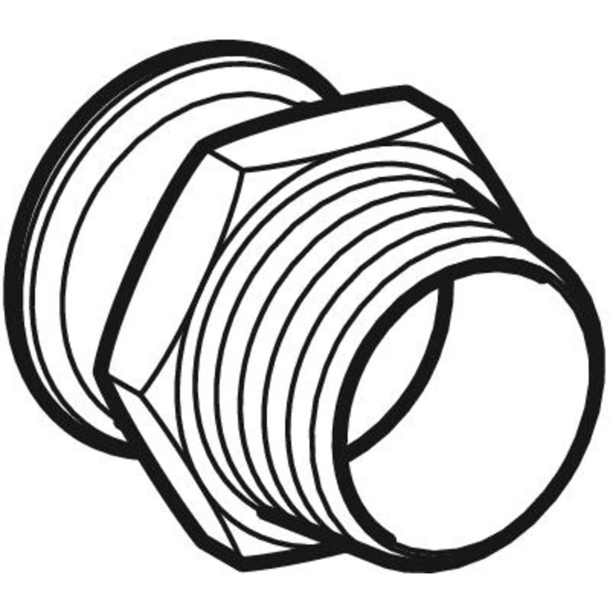 Geberit GE Mapress, Edelstahl, Gas, Uebergang, d28mm, R3/4, 1 Stk.