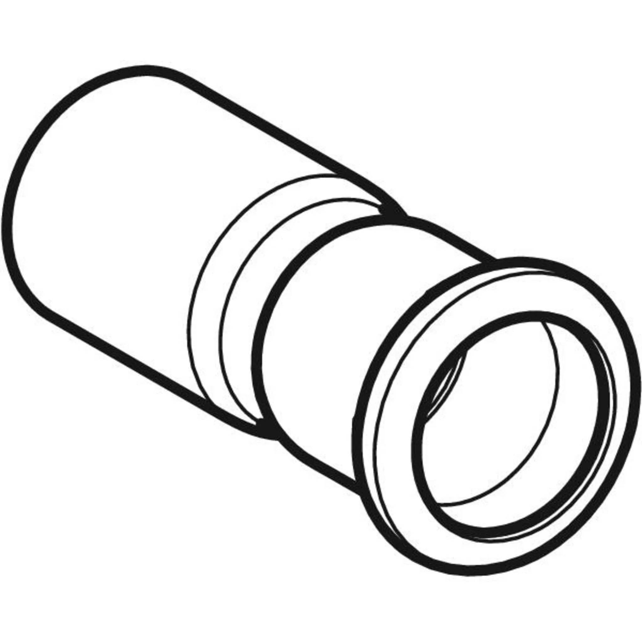 Geberit GE Mapress, Edelstahl, Gas, Reduktion mit Einschubende, d54 x 35mm, 1 Stk.