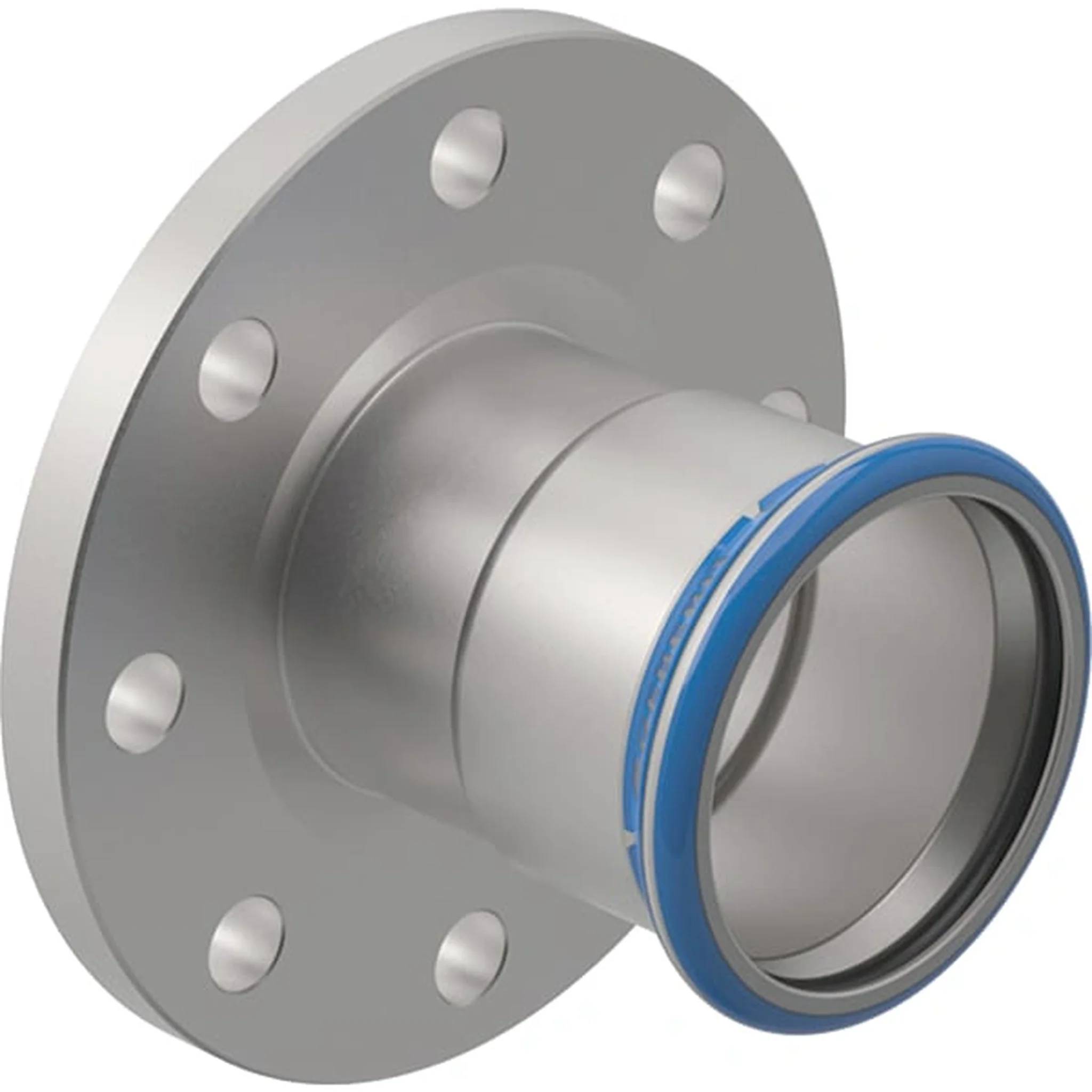 Geberit GE Mapress Edelstahl Flansch, PN10/16, Pressmuffe, d88,9mm, 1 Stk.