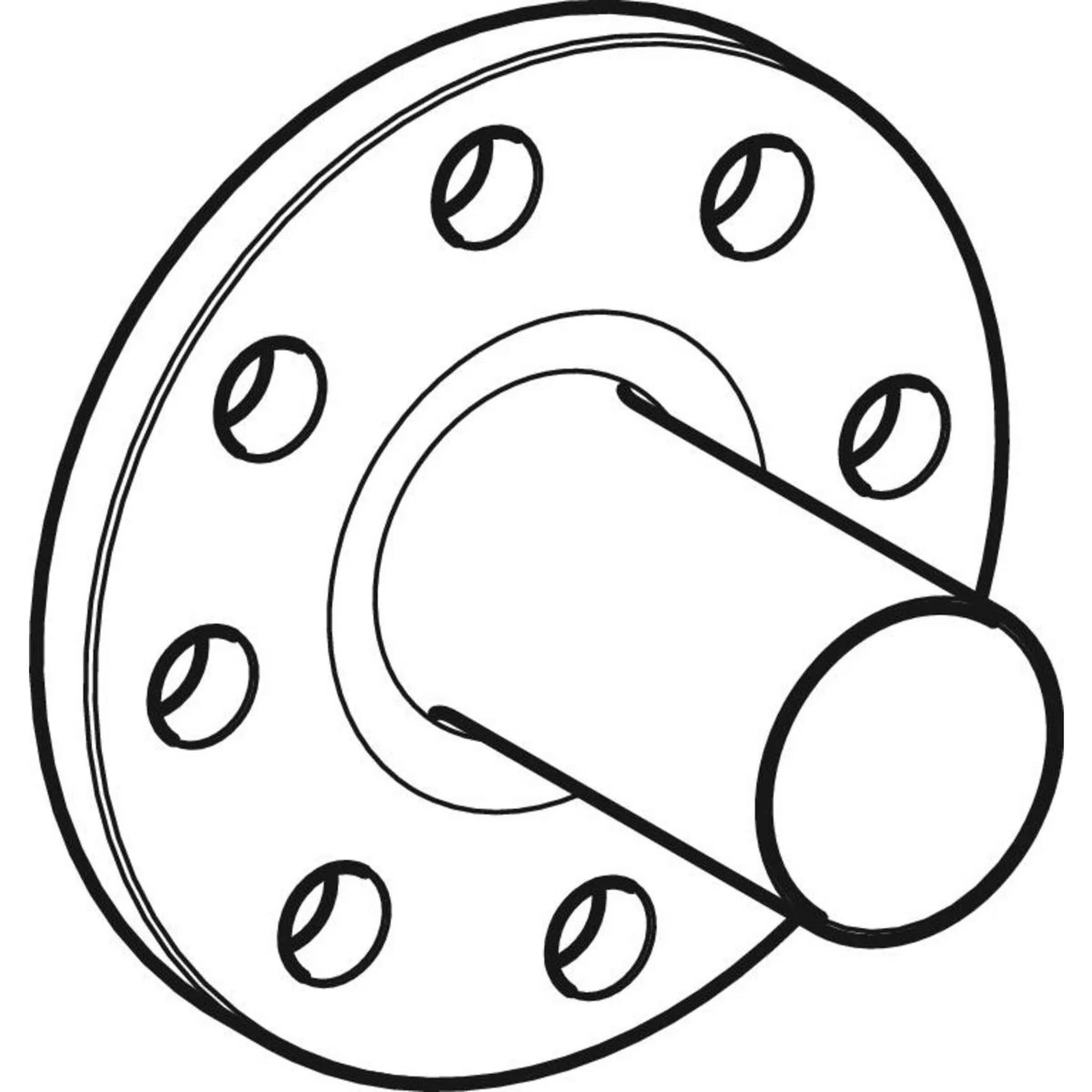 Geberit GE Mapress Edelstahl Flansch, PN10/16, Einschubende d108mm, 1 Stk.